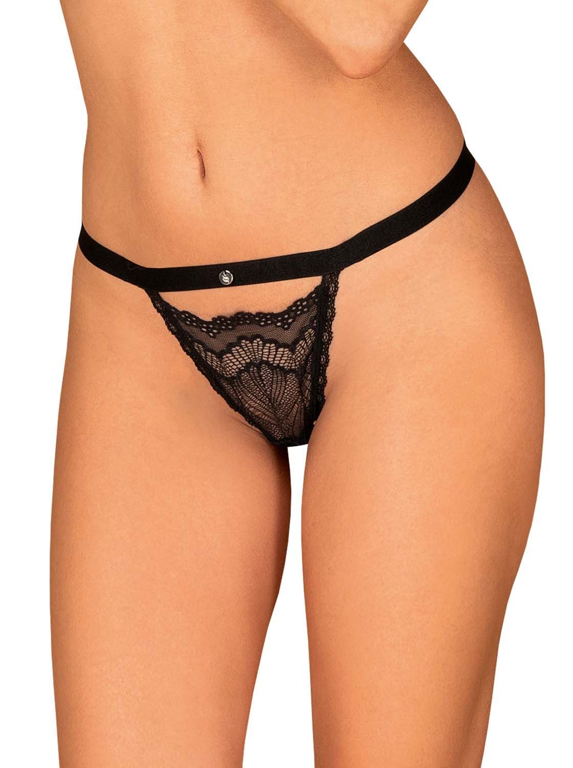 String String Isabellia schwarz transparent elastisch