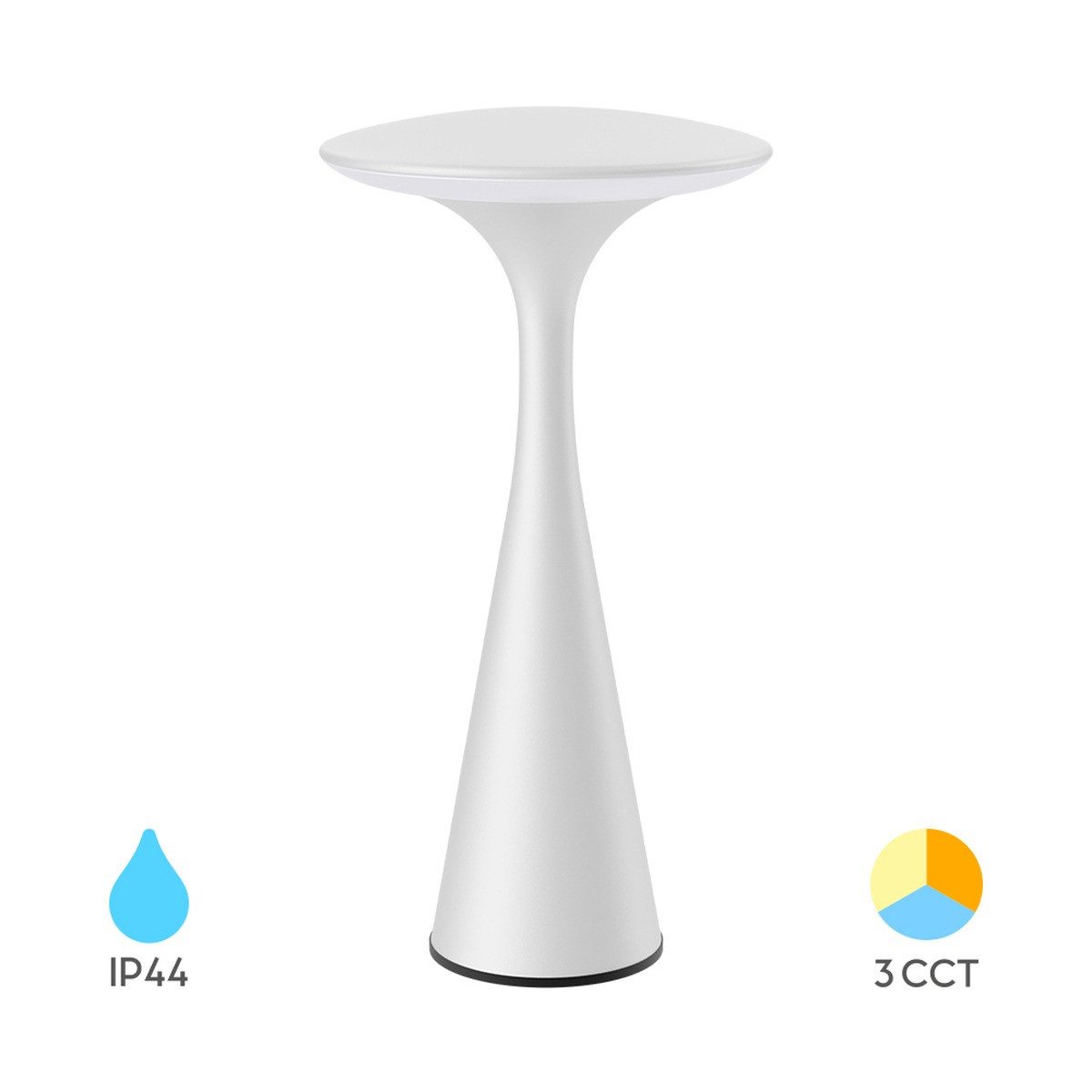 Braytron LED Tischleuchte LED Tischlampe 3W Warmweiß Neutralweiß Kaltweiß 3CCT Modul 30, LED fest integriert, Neutralweiß, Kaltweiß, Warmweiß, Energieeffizient, Flimmerfrei, Langlebig, 3CCT