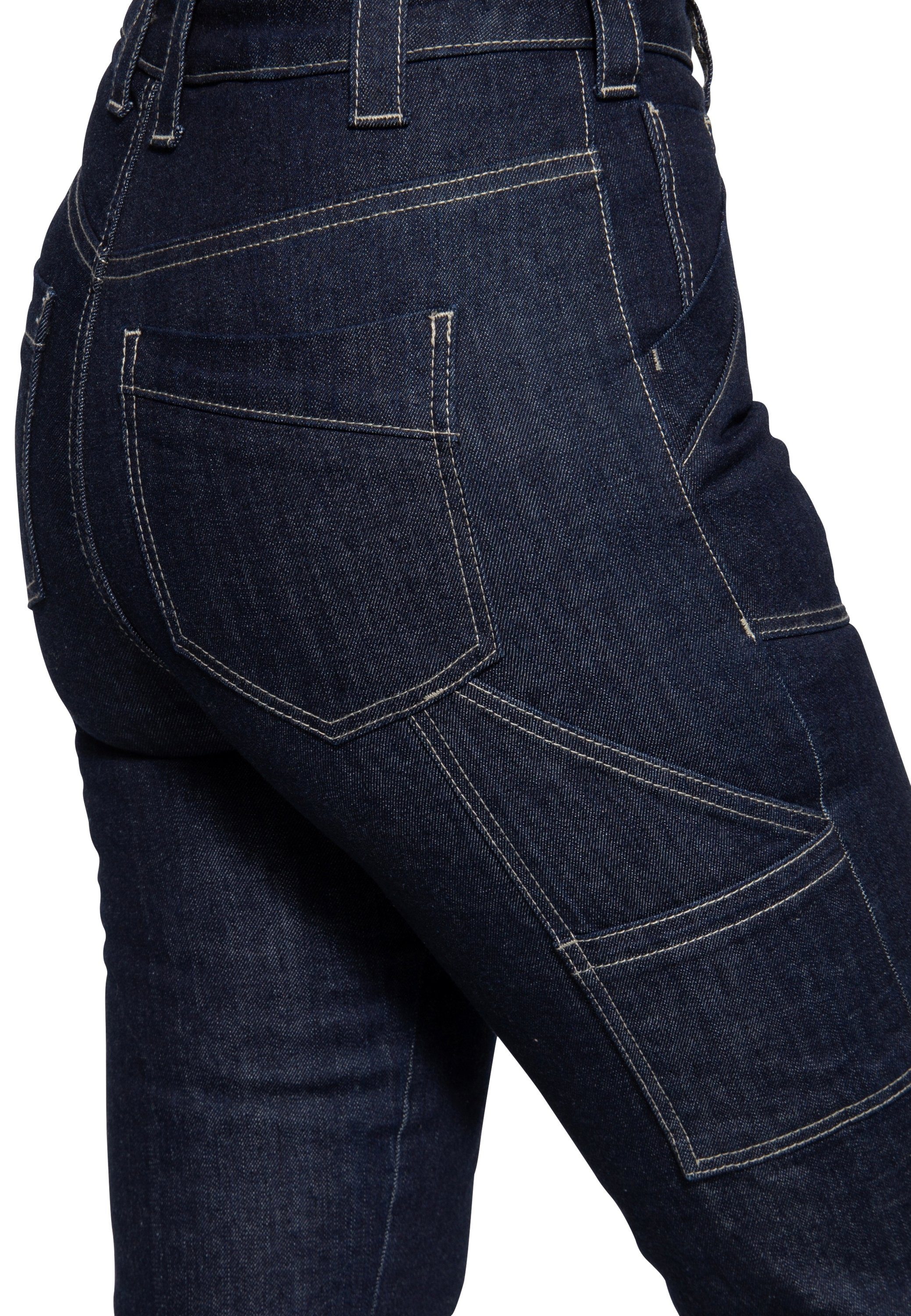 Workwear-Style Straight-Jeans im QueenKerosin