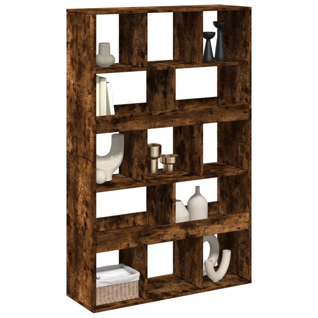 vidaXL Bücherregal Raumteiler Räuchereiche 100x33x156,5 cm günstig online kaufen