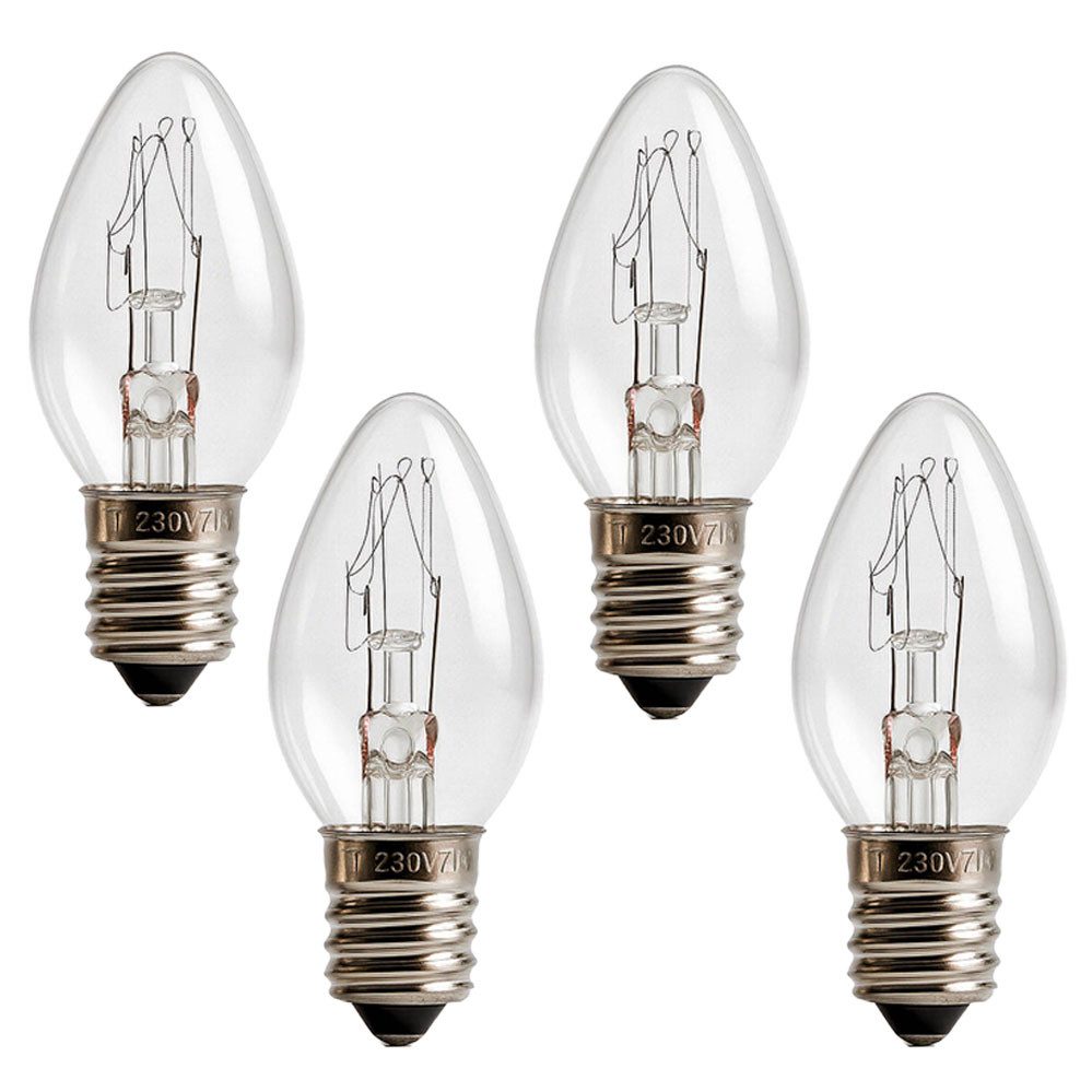 VABIONO Spezialleuchtmittel Ersatzlampe Ersatzbirne Beleuchtung Lampe Birne - E14 7W 40lm 230V, E14, 4 St., Neutralweiß, KOSTENLOSER VERSAND