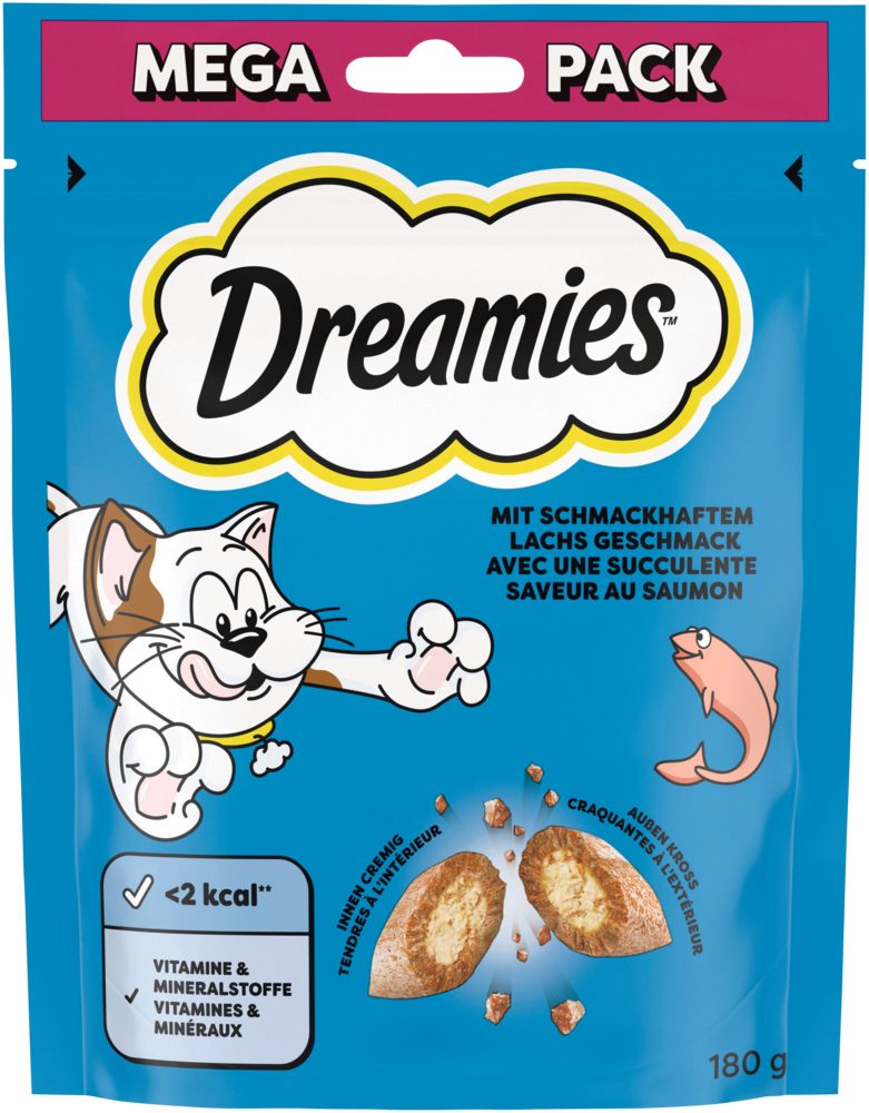 Dreamies DREAMIES™ Lachs 180g, für: Katze