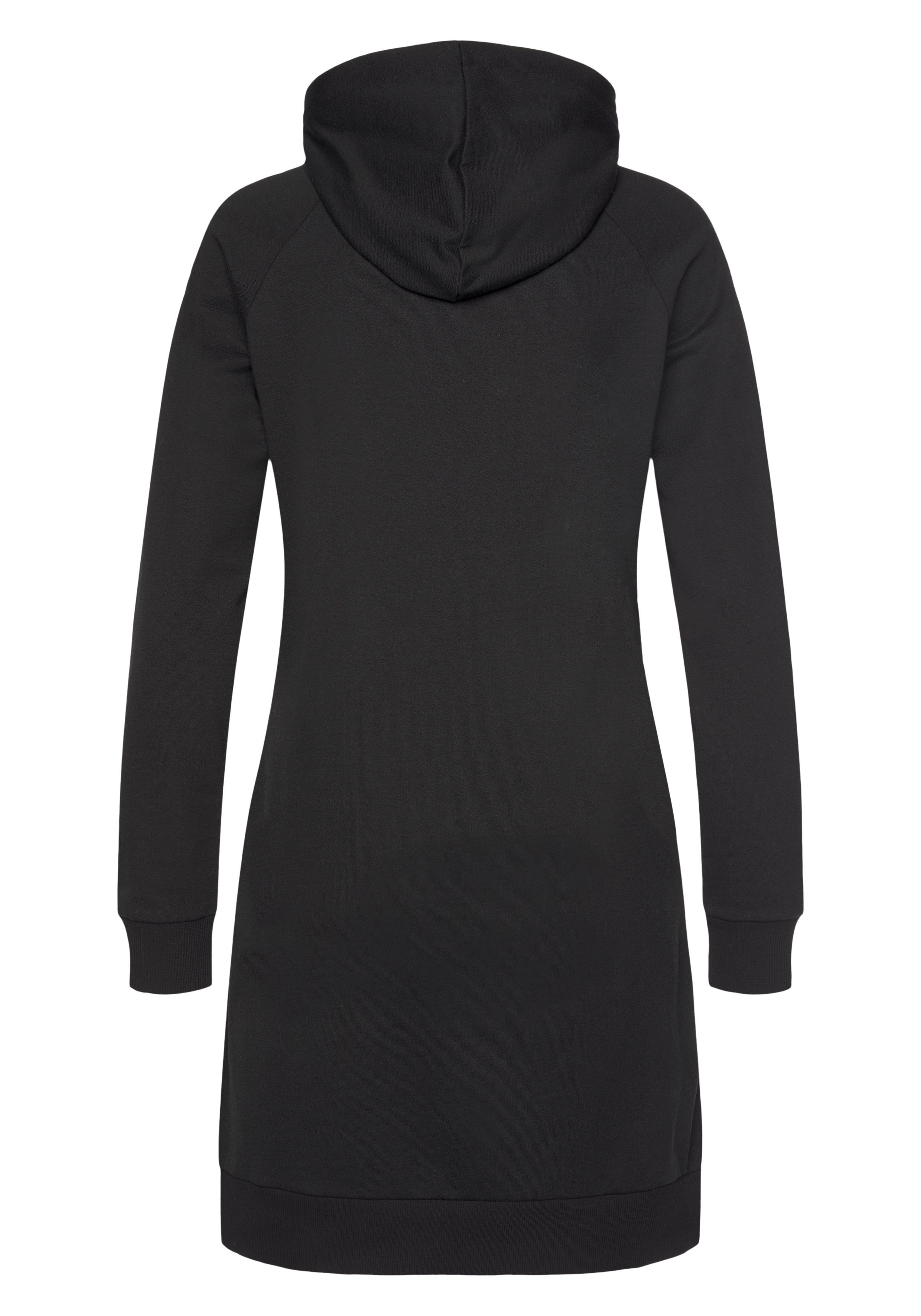 LASCANA Sweatkleid mit Kapuze und seitlichen Eingrifftaschen, Loungewear – Bild 4 von 5