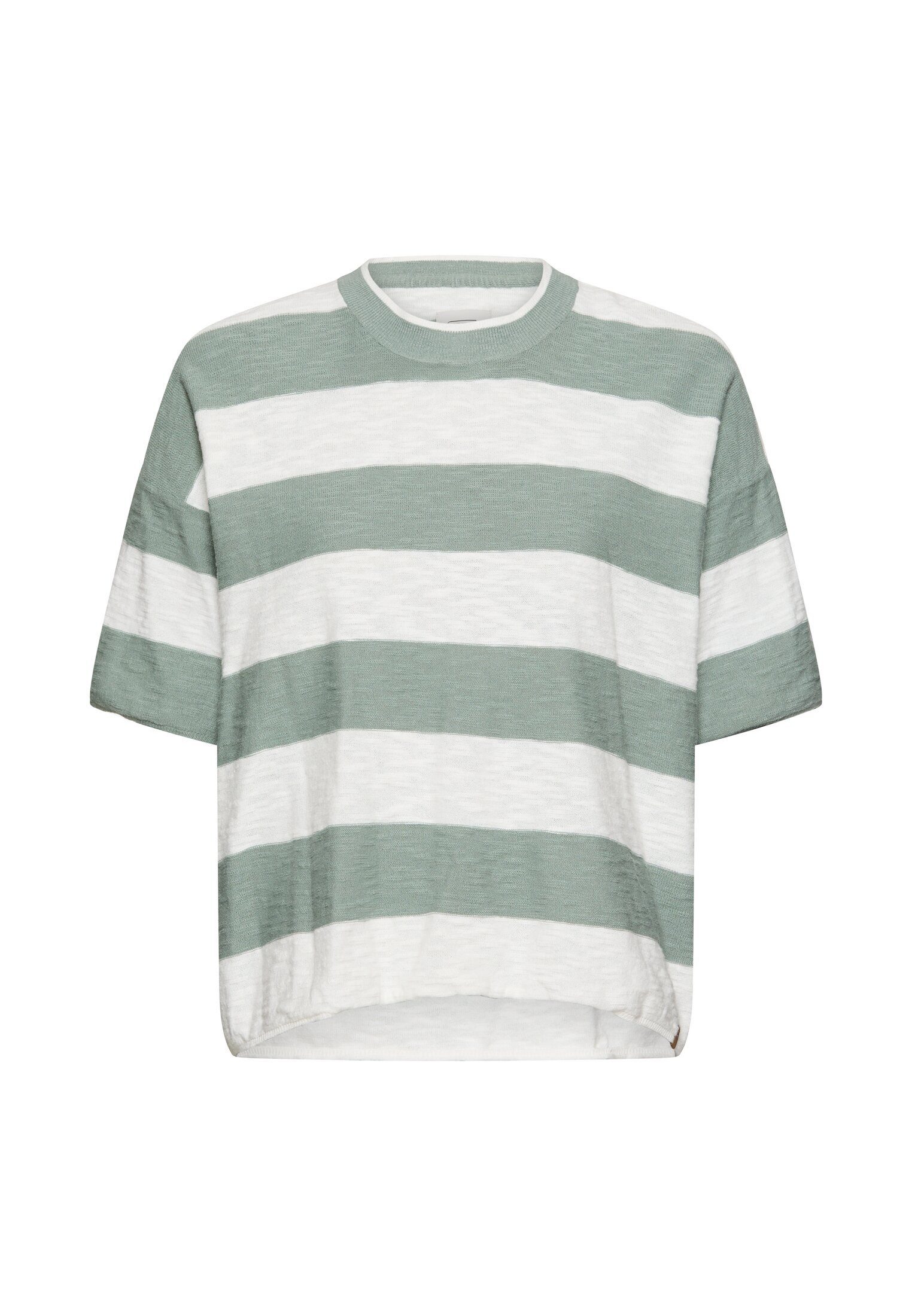 Kurzarmshirt aus reiner Baumwolle Halbarm