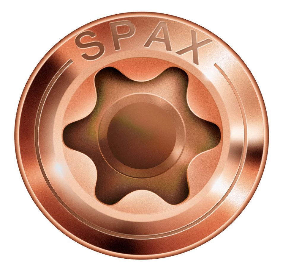 SPAX Fassadenschraube Edelstahl A2 Henkelbox, (250 St)