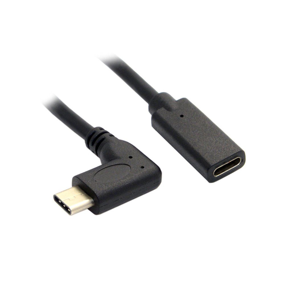 Q14 1m abgewinkelt USB 3.1 Typ C Verlängerung Kabel für Laptop Macbook Computer-Kabel