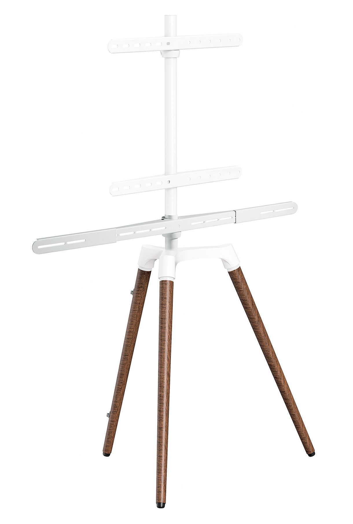 Schwaiger TV-Ständer 658217, (bis 65 Zoll, schwenkbar, bis 35 kg, bis VESA 600mm, integrierter Kabelkanal, mit Soundbarhalter)