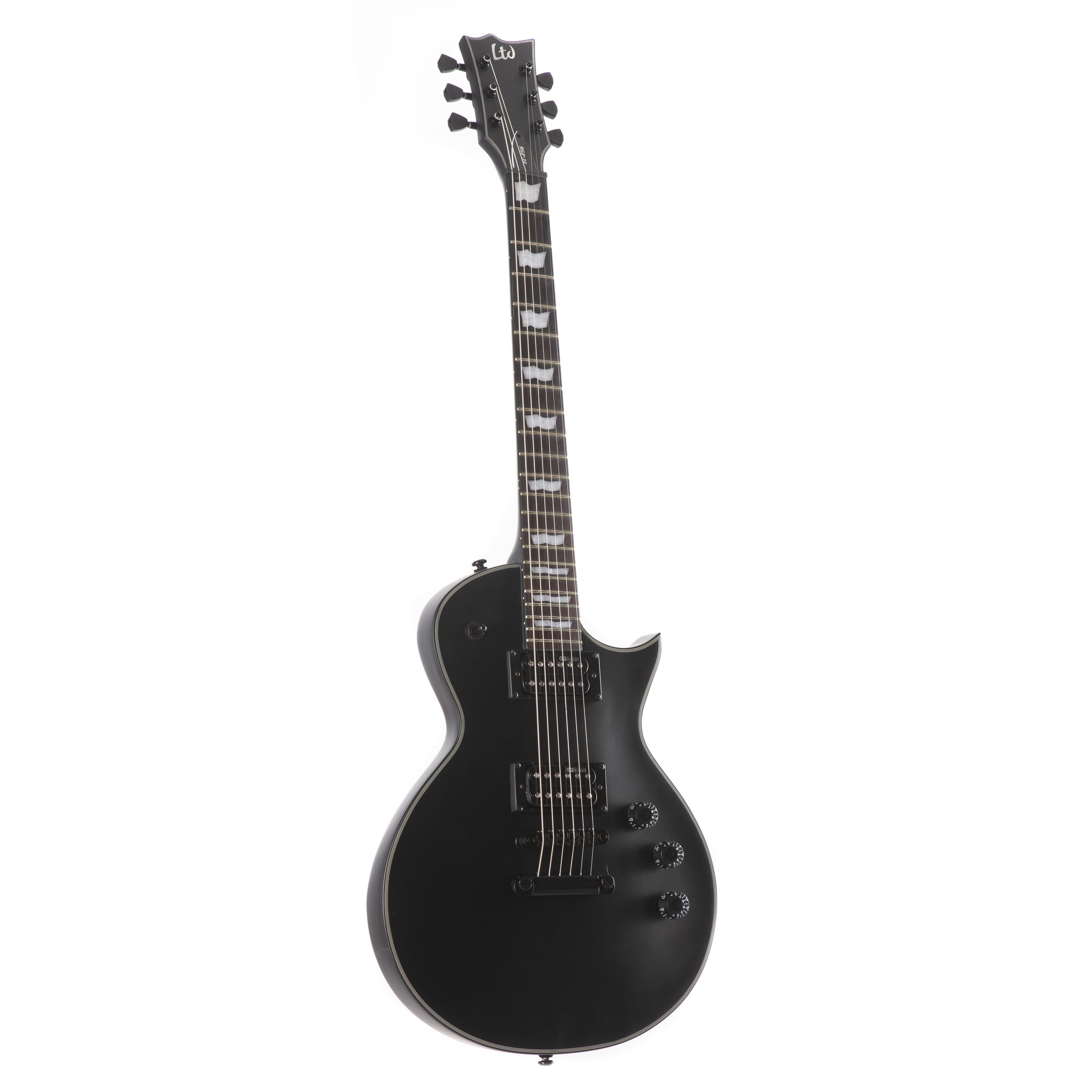 ESP E-Gitarre, LTD EC-256 Black Satin, E-Gitarren, Single Cut Modelle, LTD EC-256 Black Satin - Single Cut E-Gitarre