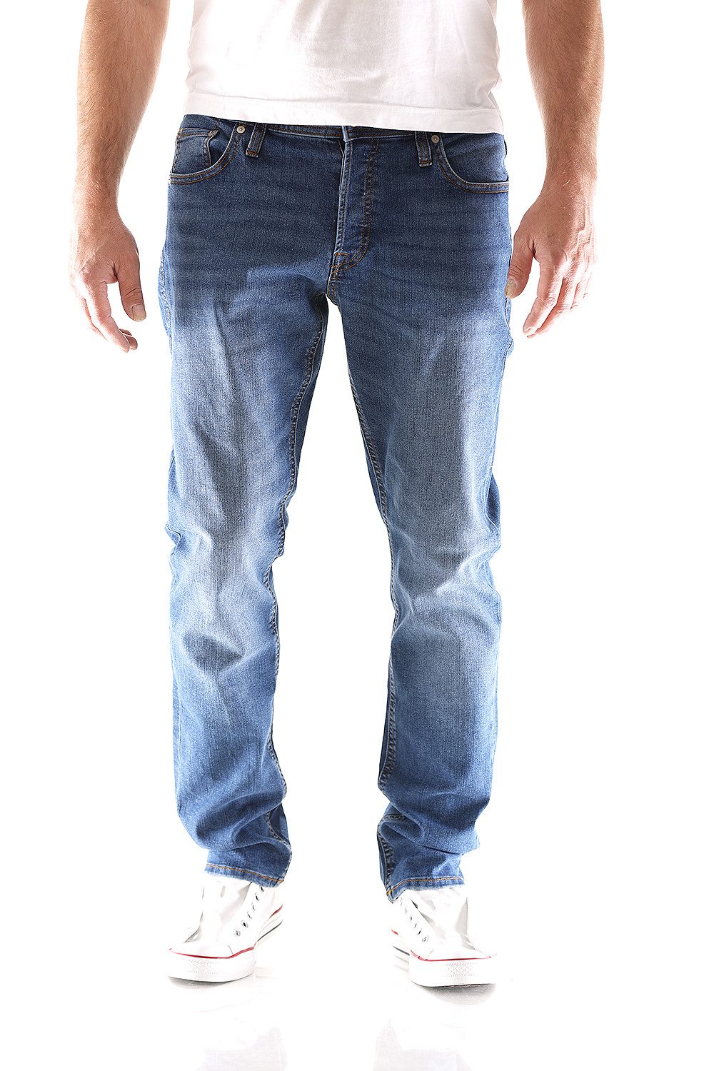 Jack & Jones  Slim Fit Jeans JJIGLENN günstig online kaufen
