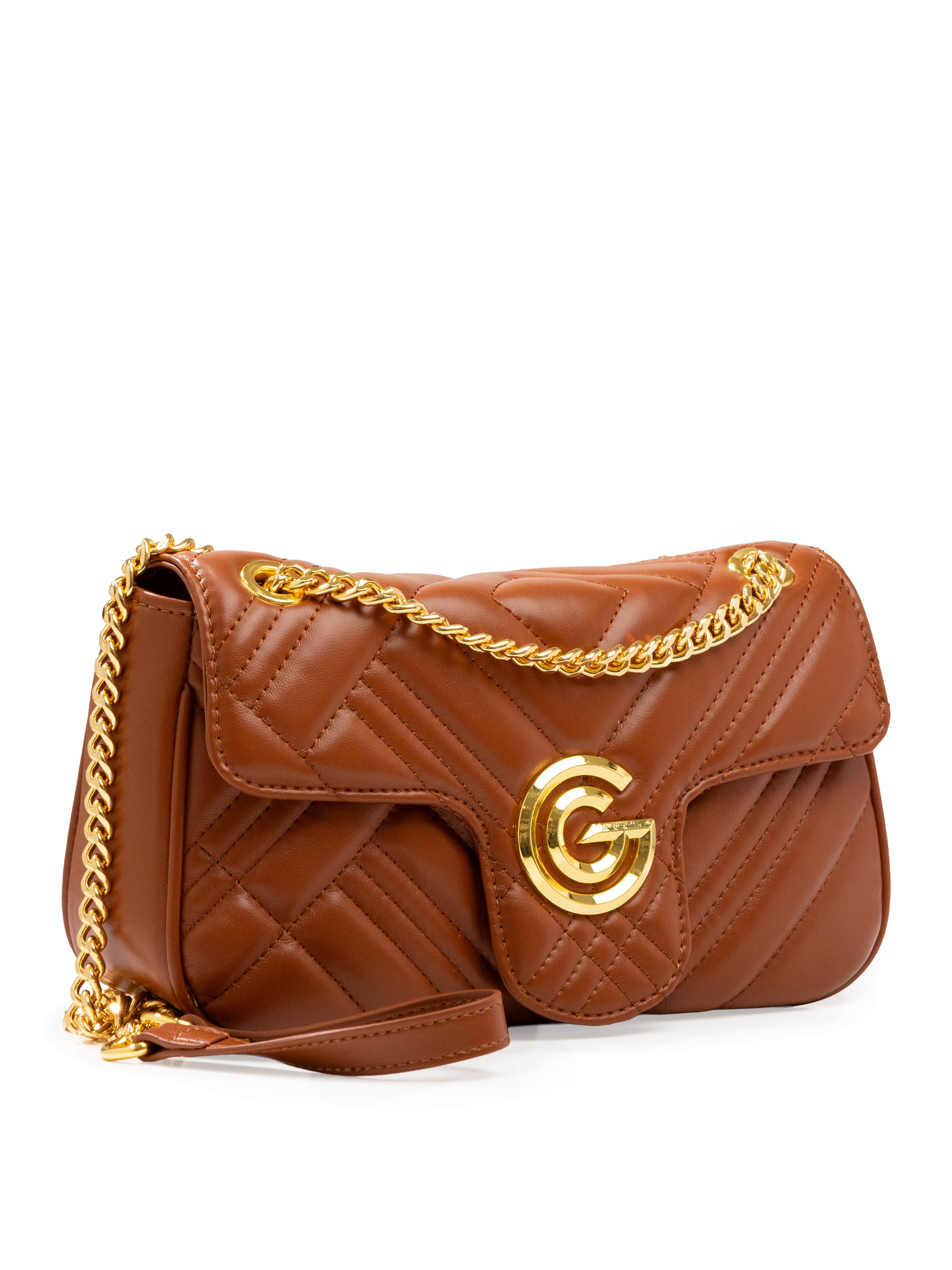 GABRIELLA G By Gabriella Gucci Umhängetasche CINDY, Damen Umhängetasche, Handtasche, Tragetasche mit Logoverzierung