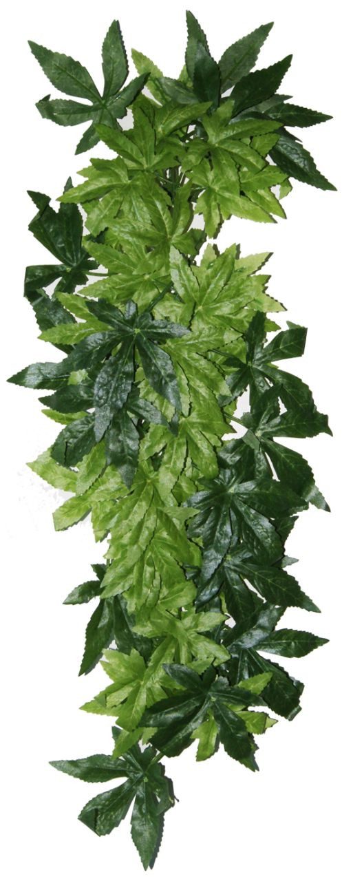 ReptiZoo Terrariendeko ReptiZoo Kunststoffpflanze "Iha Leaves" – Terrariendekoration 30 cm (T