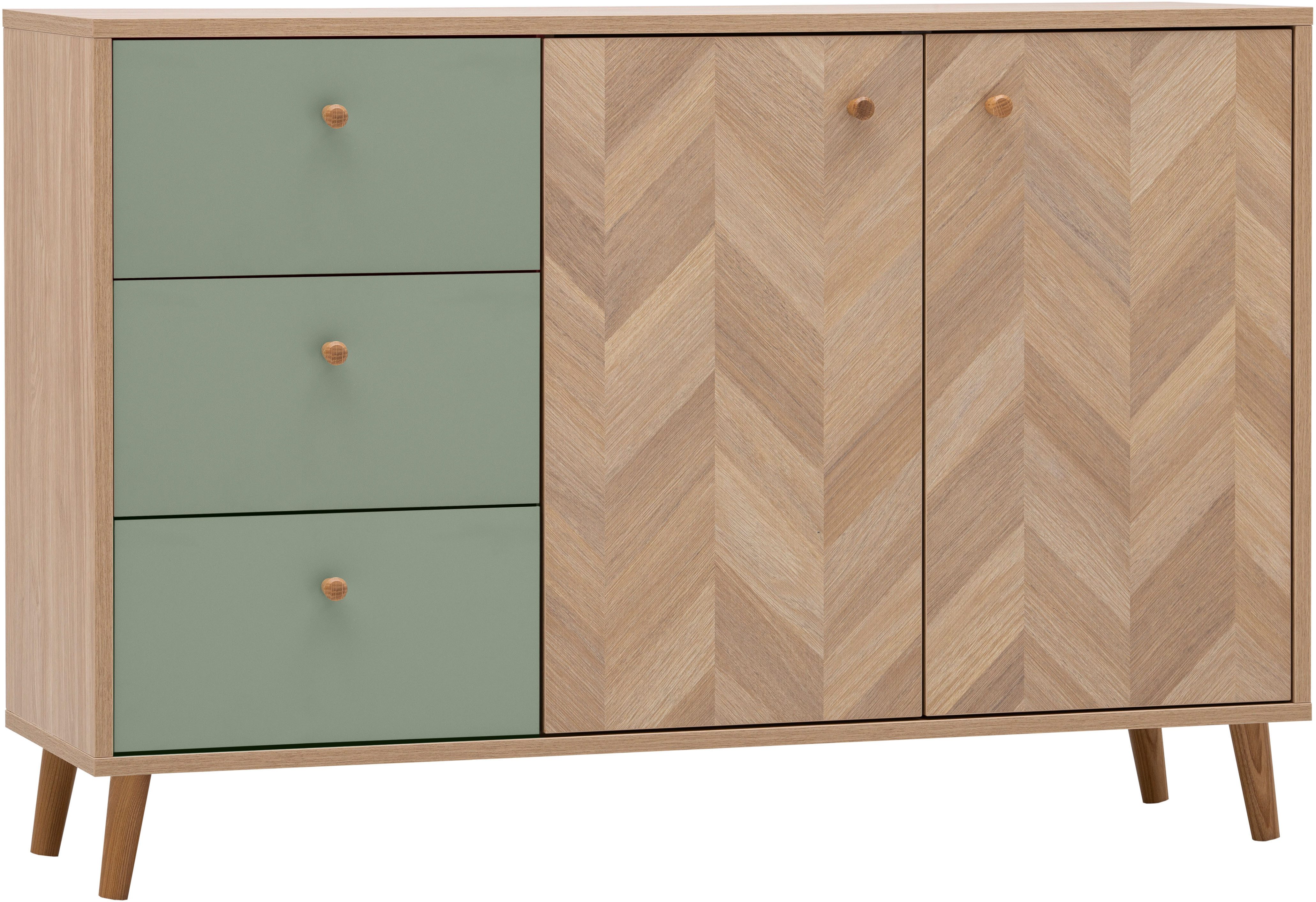 Schildmeyer Kommode Visby, Sideboard, Made in Germany, B: 109 cm (1 St), Solide Verarbeitung - Dieses Produkt ist in Deutschland gefertigt