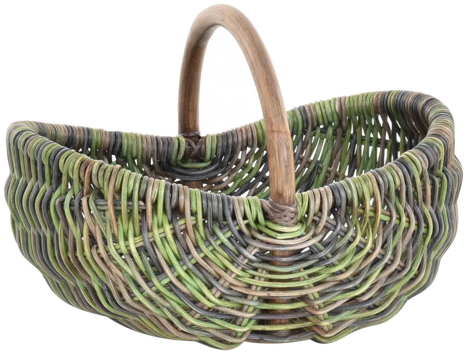 Krines Home Einkaufskorb Rattankorb mit Bügel günstig online kaufen