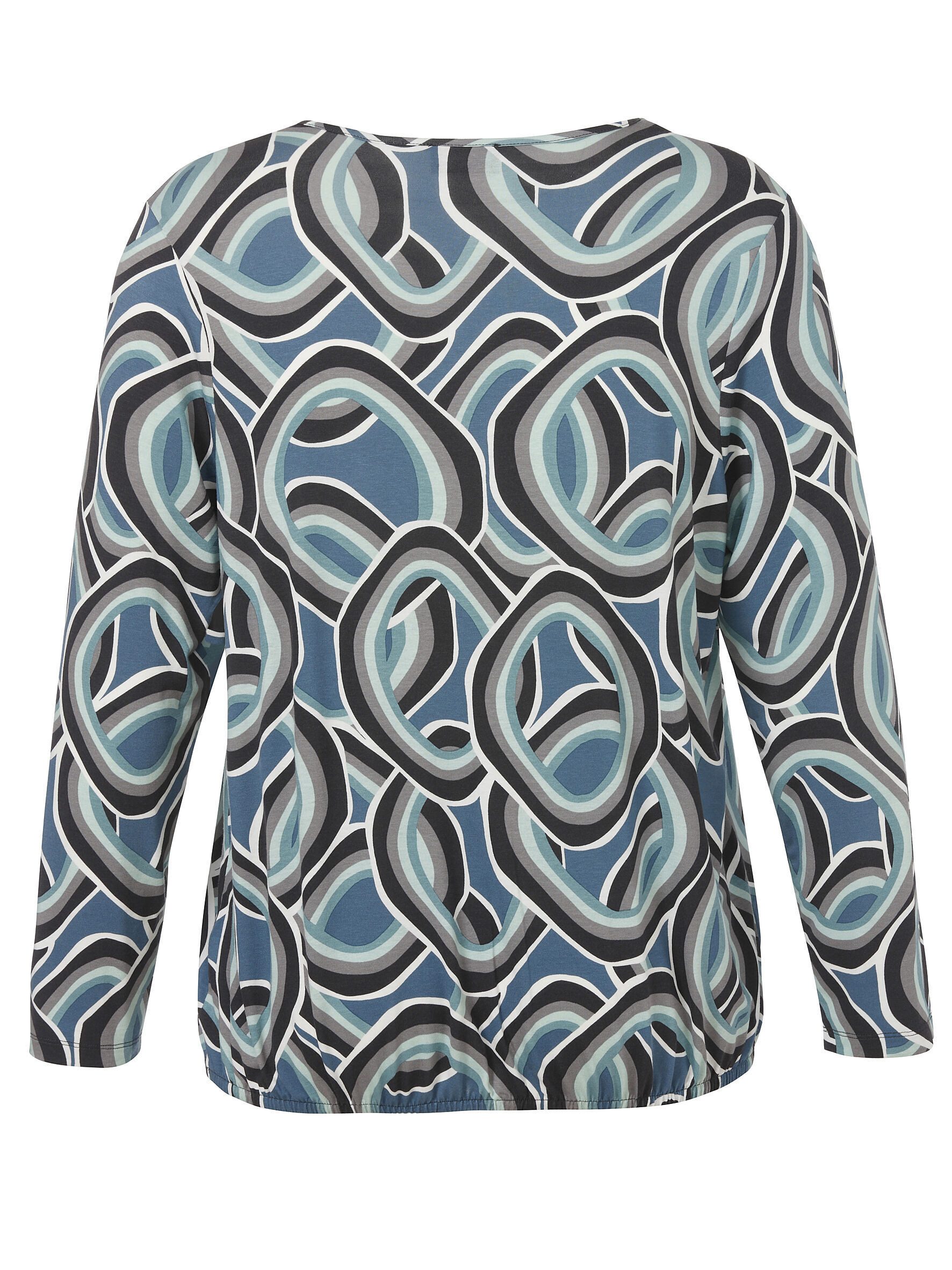 VIA APPIA DUE Rundhalsshirt (1-tlg) mit Allover-Print