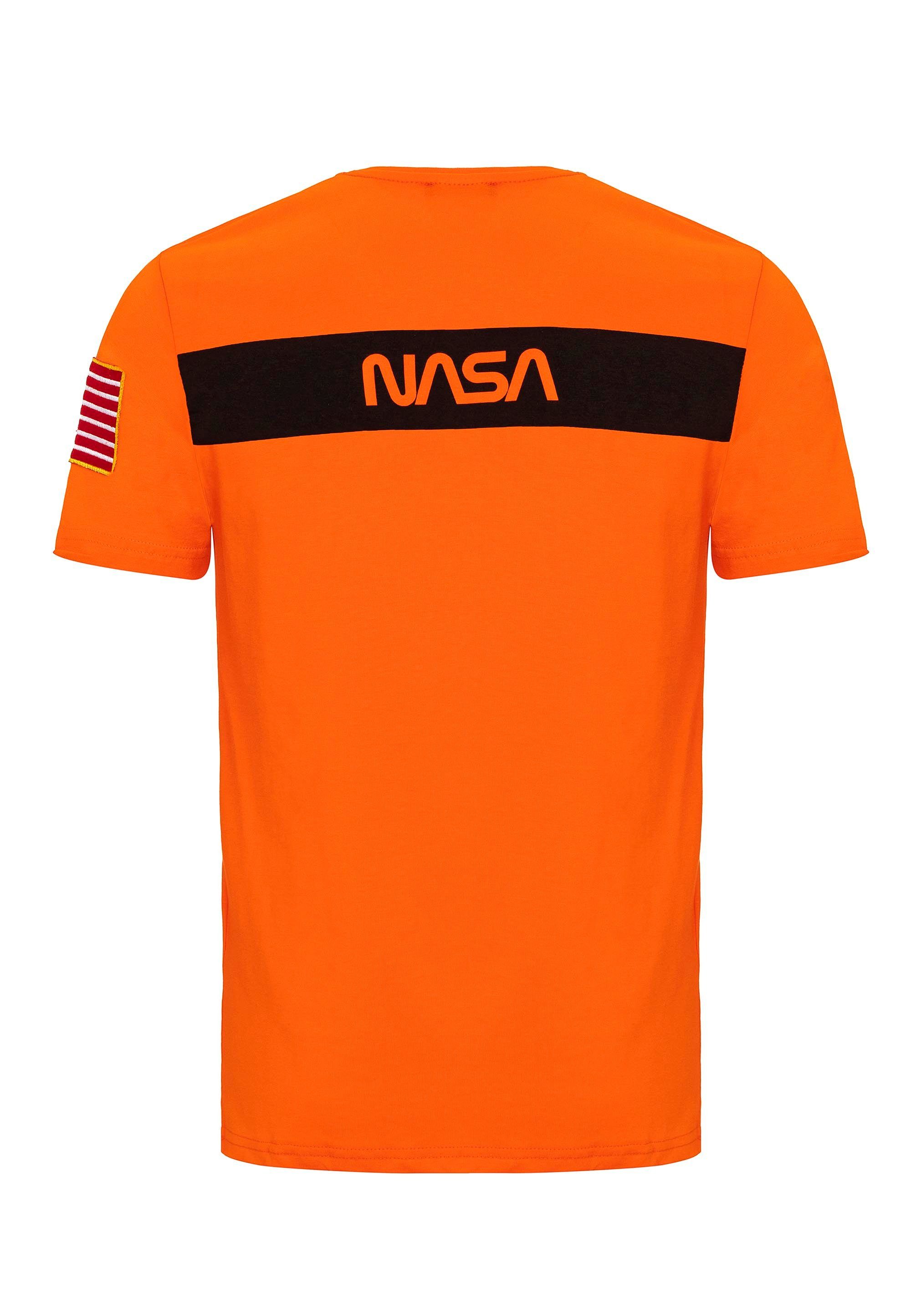 RedBridge T-Shirt Tucson mit NASA-Design gesticktem orange