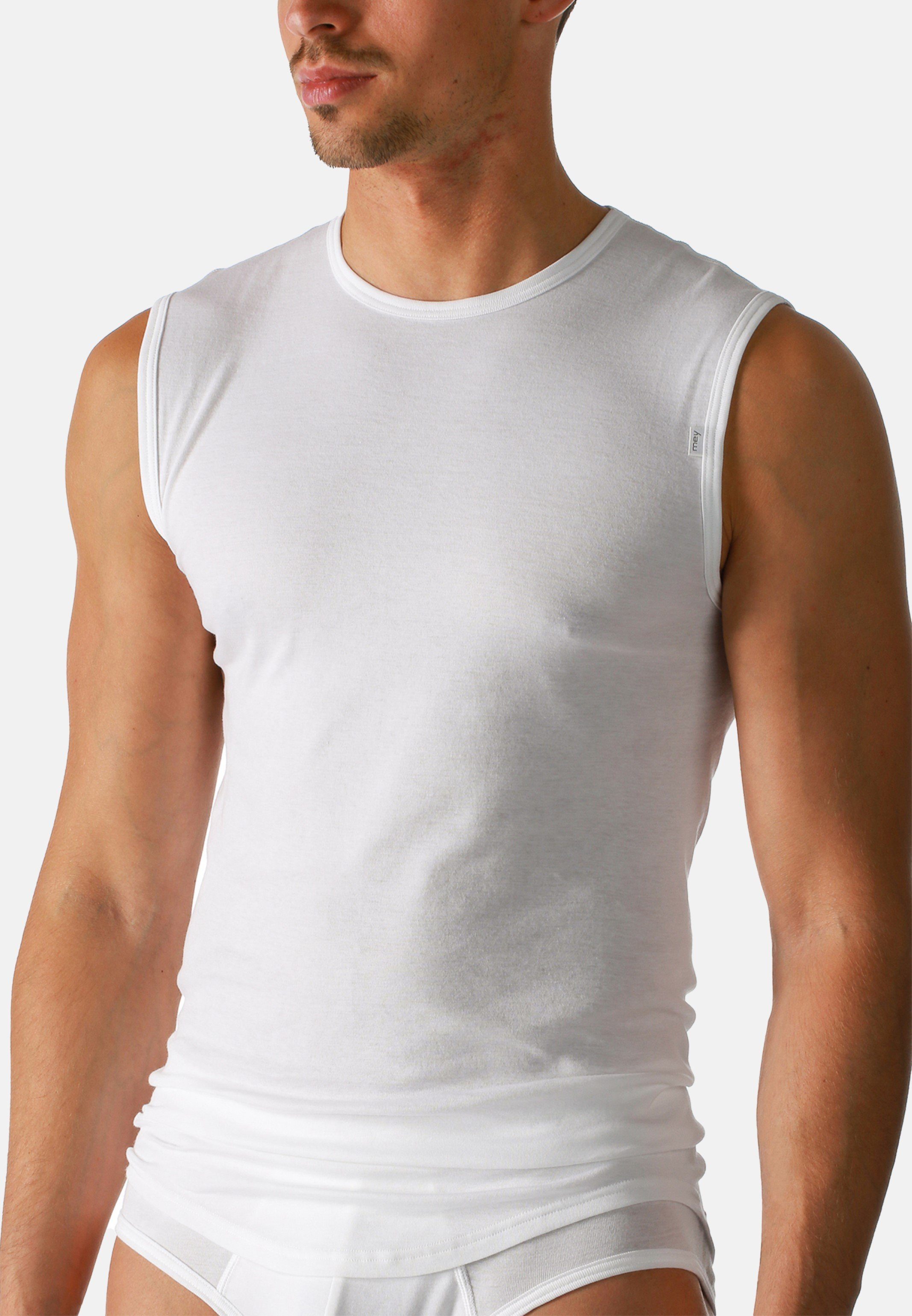 (1-St) Baumwolle Nähte Tanktop Ohne - Mey Noblesse Unterhemd Unterhemd / auftragende -