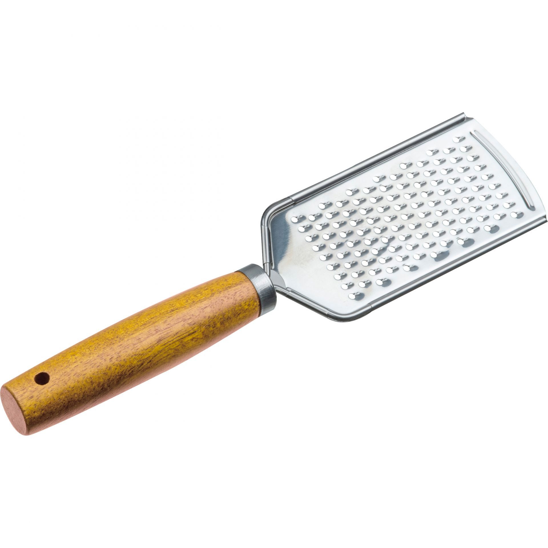 Macma Käsereibe Käsereibe / Raspel / aus rostfreiem Edelstahl mit Holzgriff