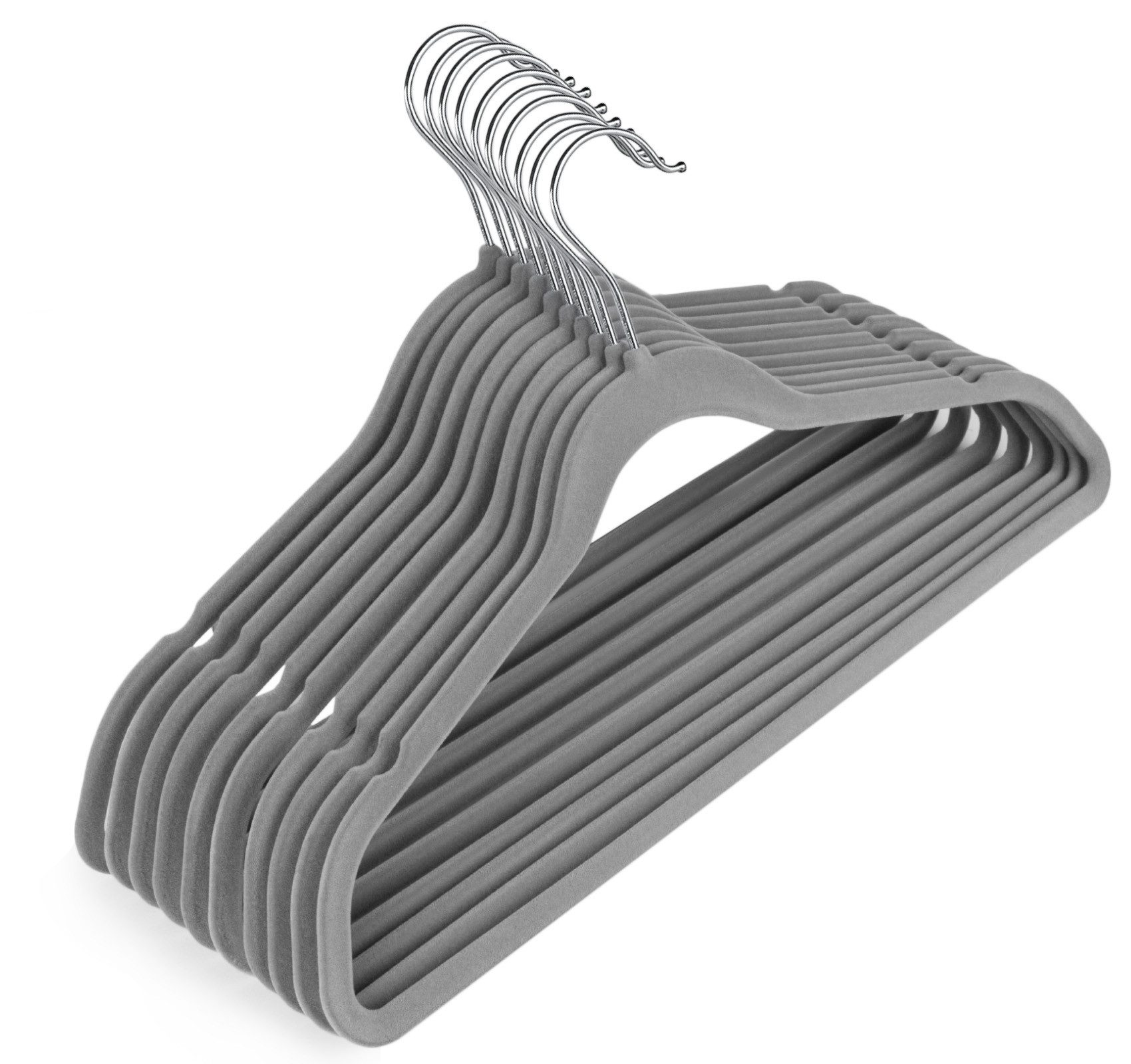 ElitVita Kleiderbügel Samt Kleiderbügel, Anti-Rutsch, mit 360° Drehbarer Ha günstig online kaufen