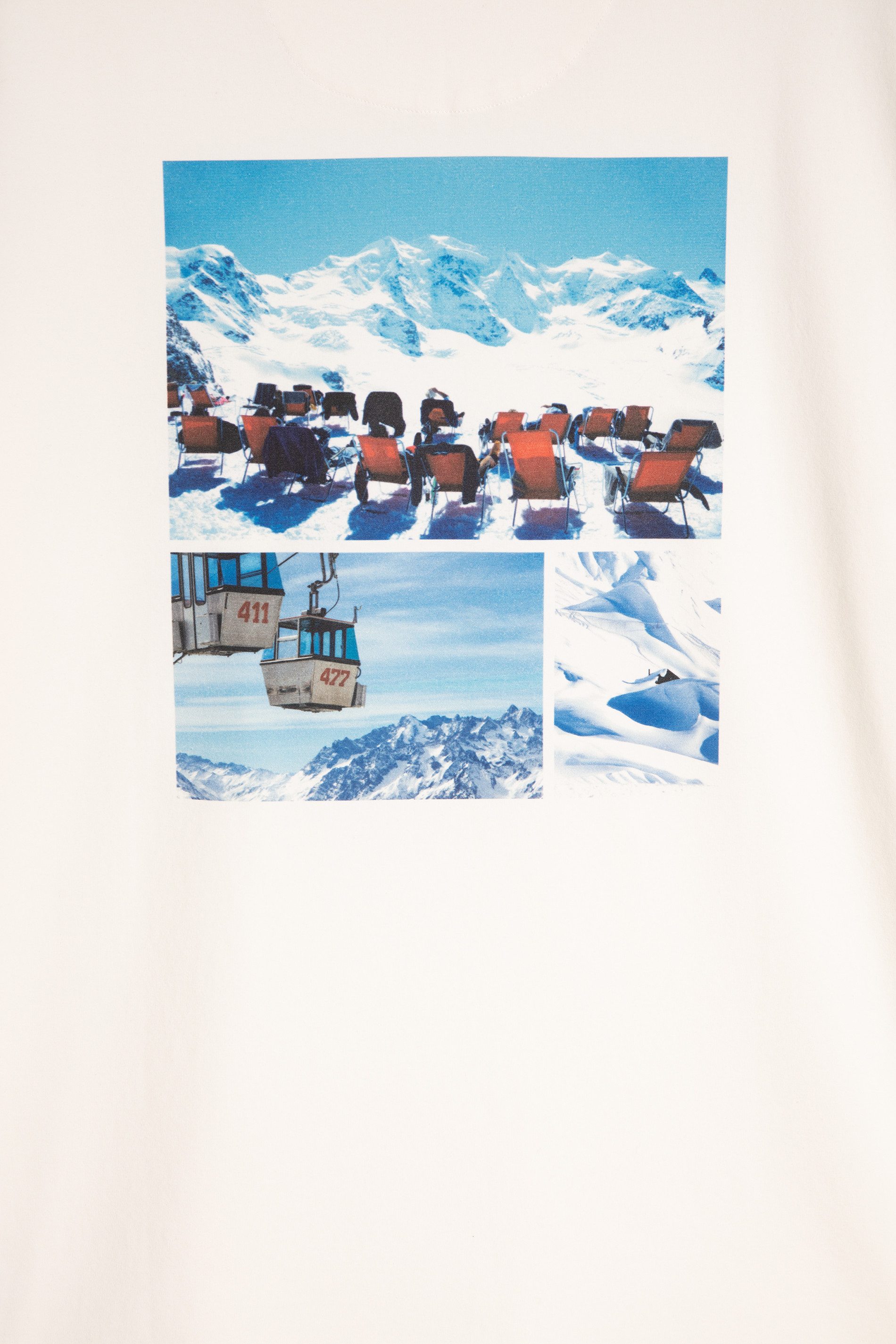 Mey Kurzarmshirt Mey Herren T-Shirt Serie Skiing Text-Print (1-tlg)