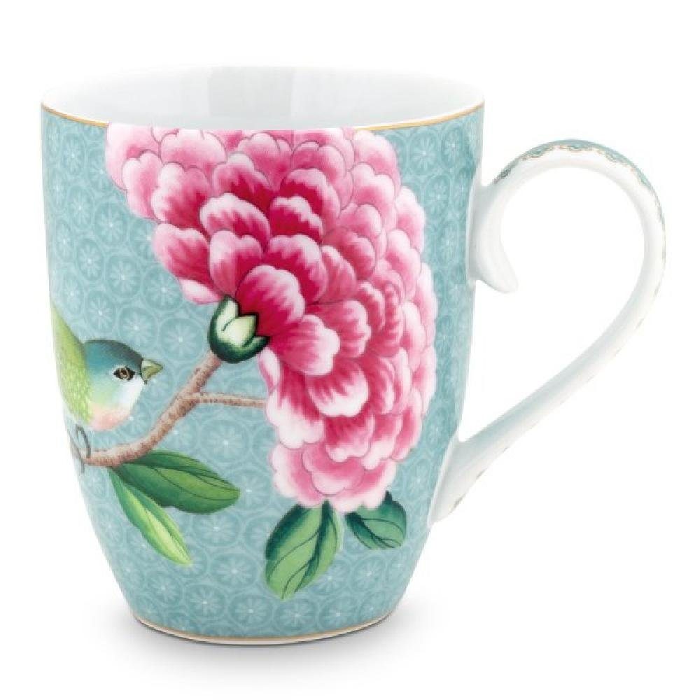 PiP Studio Tasse Henkelbecher Blushing Birds Blau (Groß)