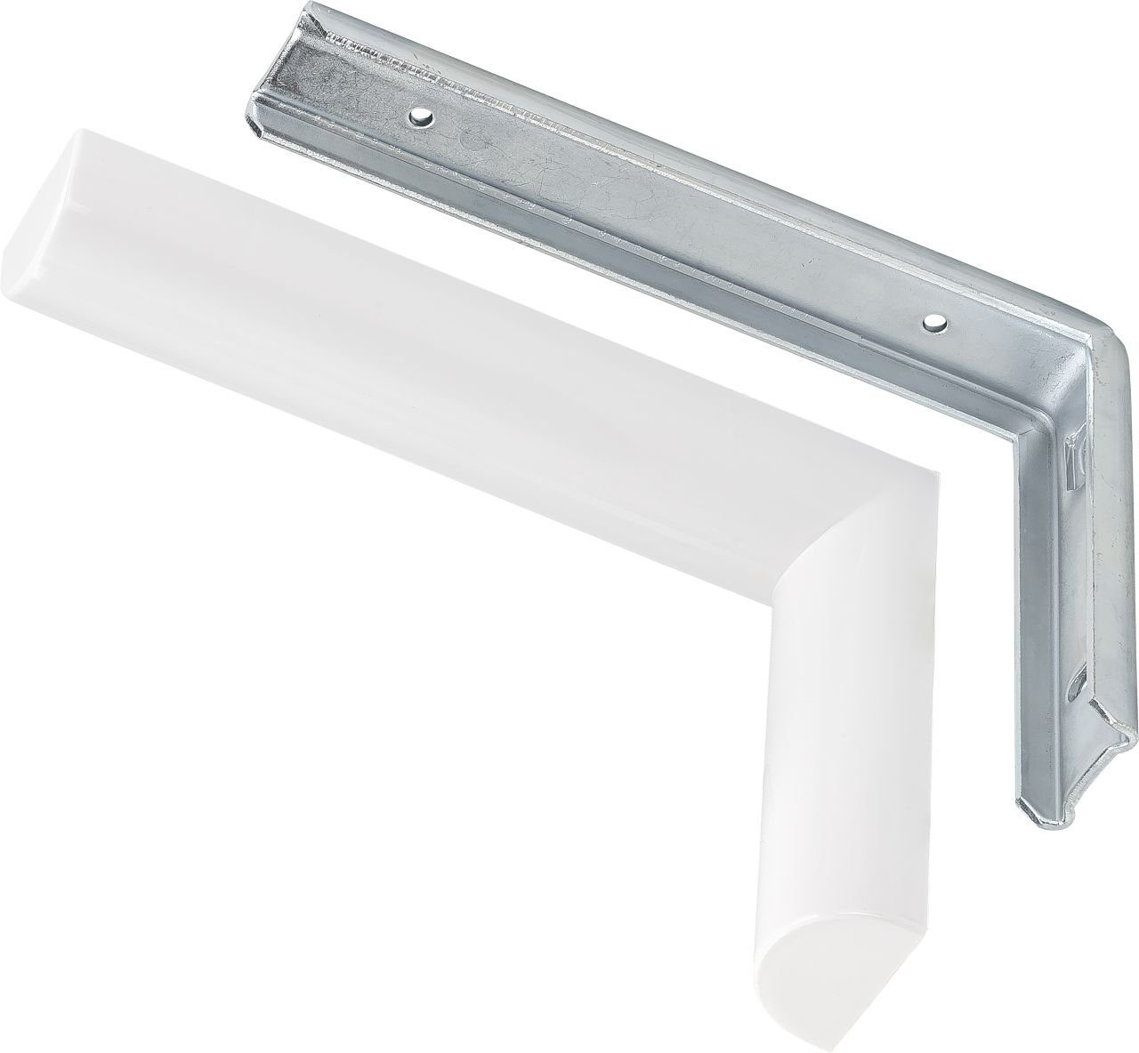 Vormann Wandregalhalter Vormann Design-Konsolen weiß 135 x 90 x 28 mm günstig online kaufen