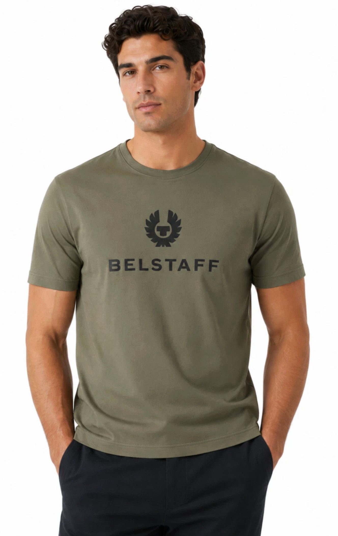 Belstaff T-Shirt Herren Signature Regular Cut Phoenix Logo Tee