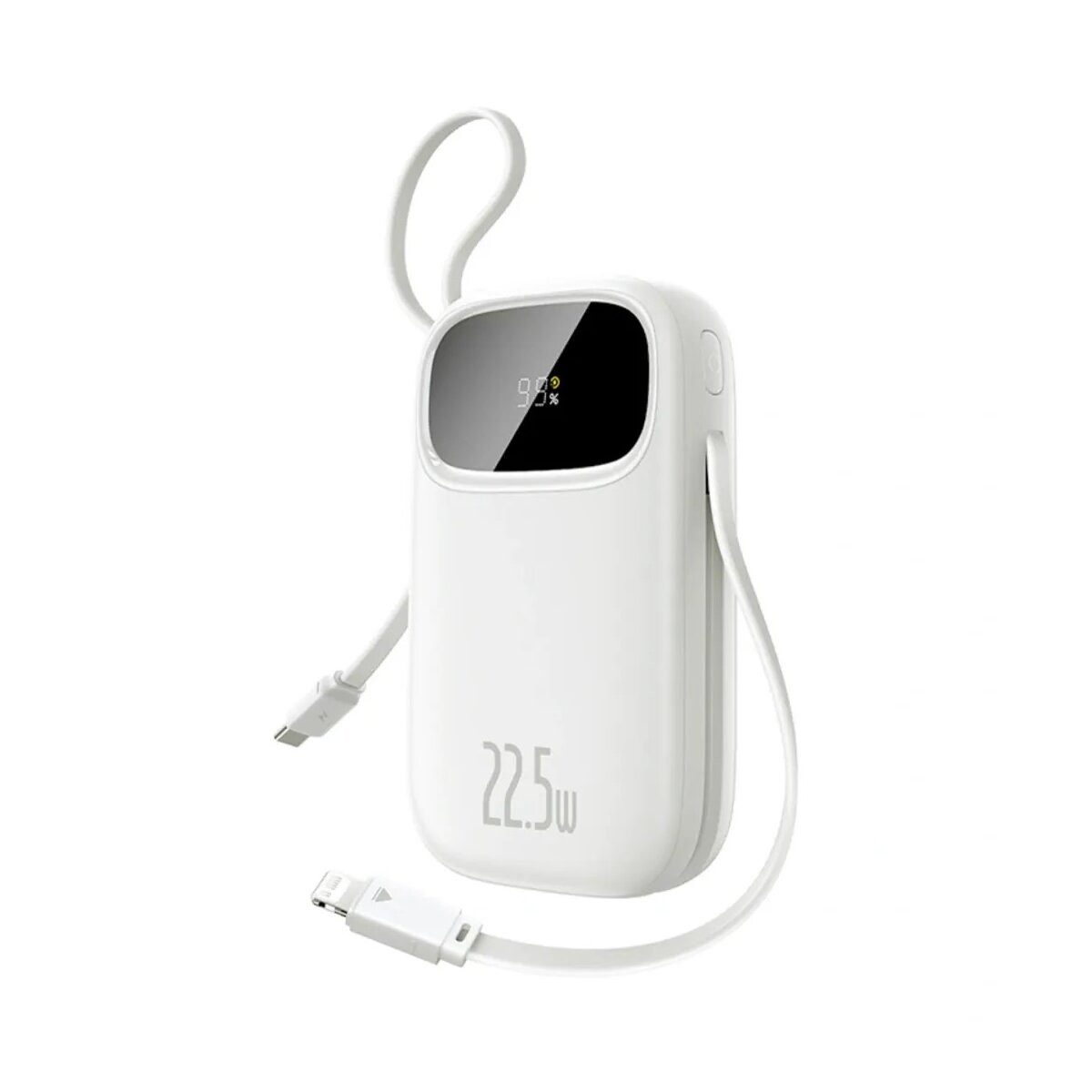 Baseus Baseus Airpow Lite 10000mAh Powerbank 15W Kabel Weiß Powerbank