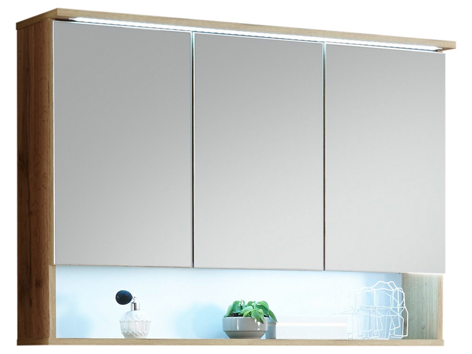 PREISBRECHER Spiegelschrank Bella 100 x 70 günstig online kaufen
