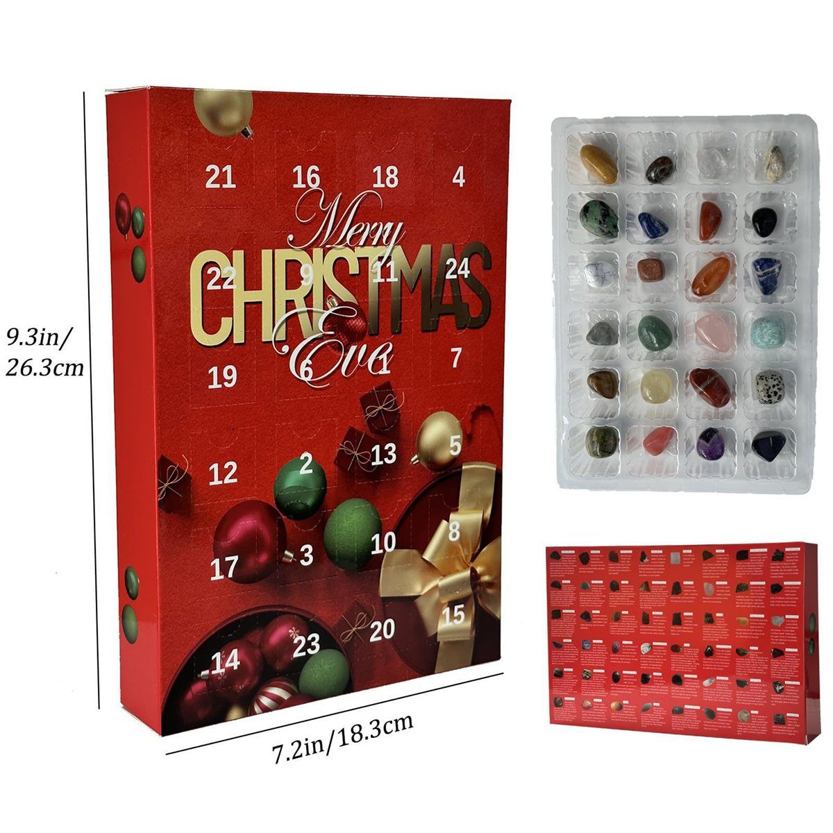 mit (1-tlg) für Die 24 Blindbox-Geschenken Kinder Sterne Weihnachts-Adventskalender Adventskalender