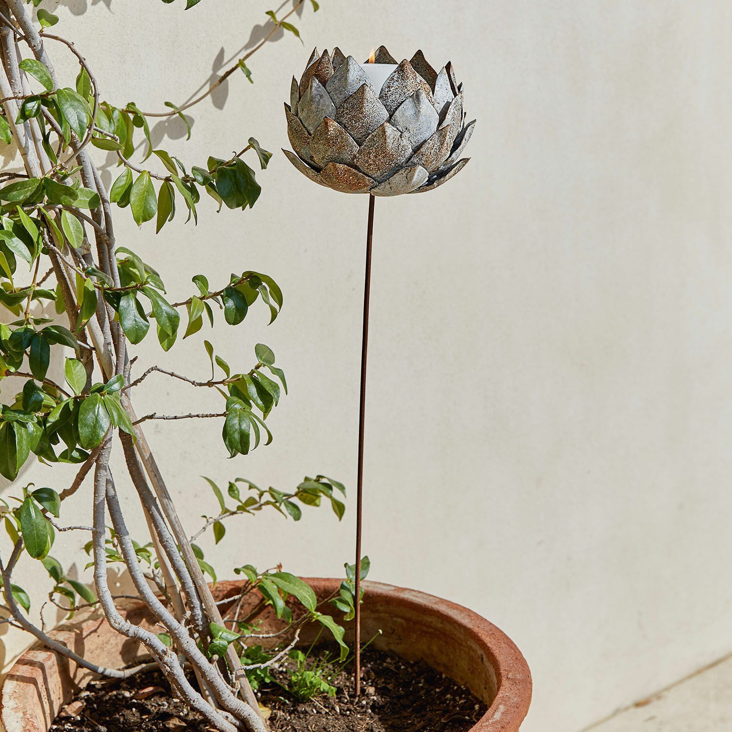 Mirabeau Kerzenständer Kerzenhalter Cuvier rostbraun