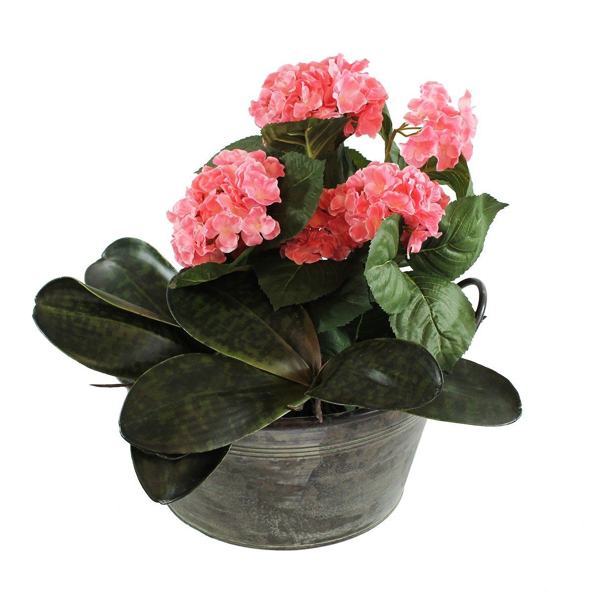 colourliving Blumentopf Pflanztopf Zinktopf Old Green günstig online kaufen