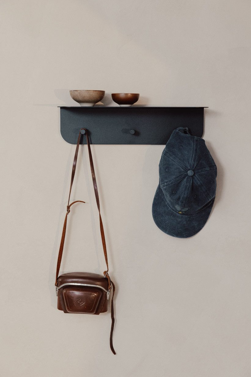 Metallbude Wandgarderobe MALOU, verschiedene Größen, ideal für Flur, Kinderzimmer