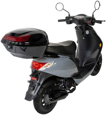 GT UNION Motorroller Matteo 50-45, 50 ccm, 45 km/h, Euro 5, (Komplett-Set, 2 tlg., mit Topcase), inkl. Topcase