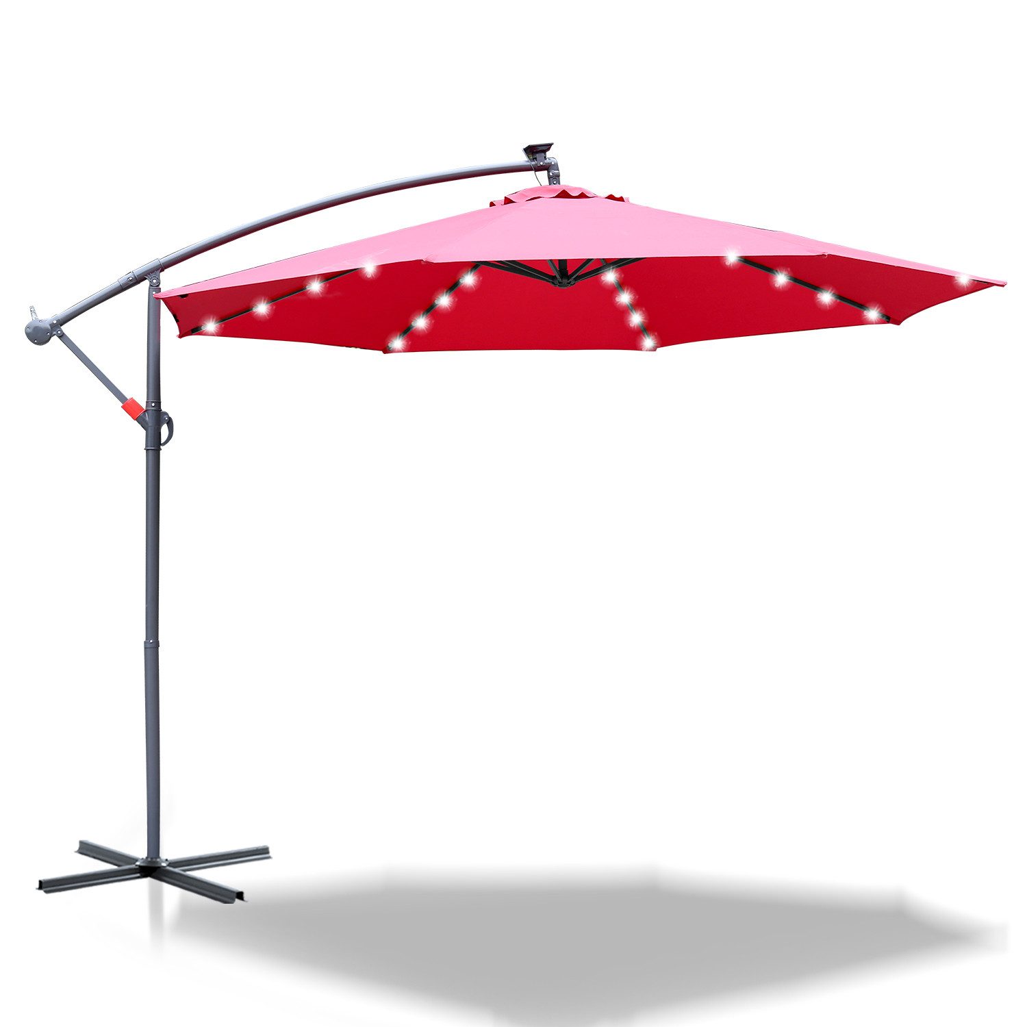 Clanmacy Sonnenschirm Gartenschirm 350cm, Ampelschirm mit günstig online kaufen