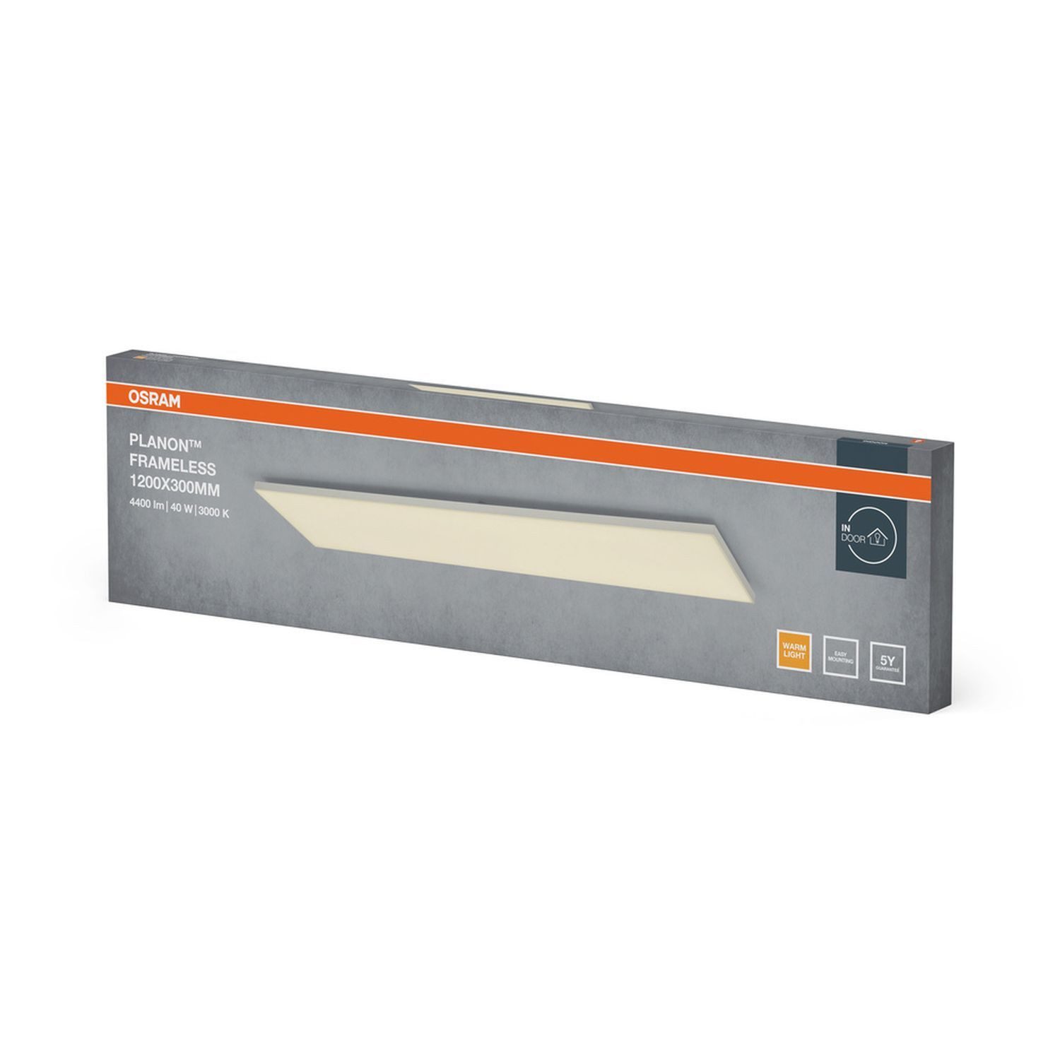 Licht-Erlebnisse Deckenleuchte ELARIS, LED fest integriert, Warmweiß, LED eckig 3000 K 3300 lm Modern