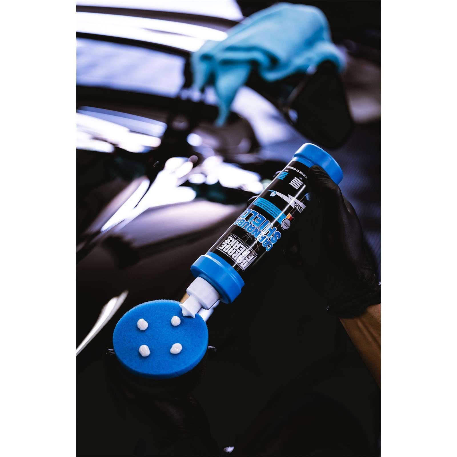 Garage Freaks Auto Handpolitur Set Wachs Versiegelung 250ml + Mikrofasertuch Autopolitur (3 St), Auto Hand Polier Set