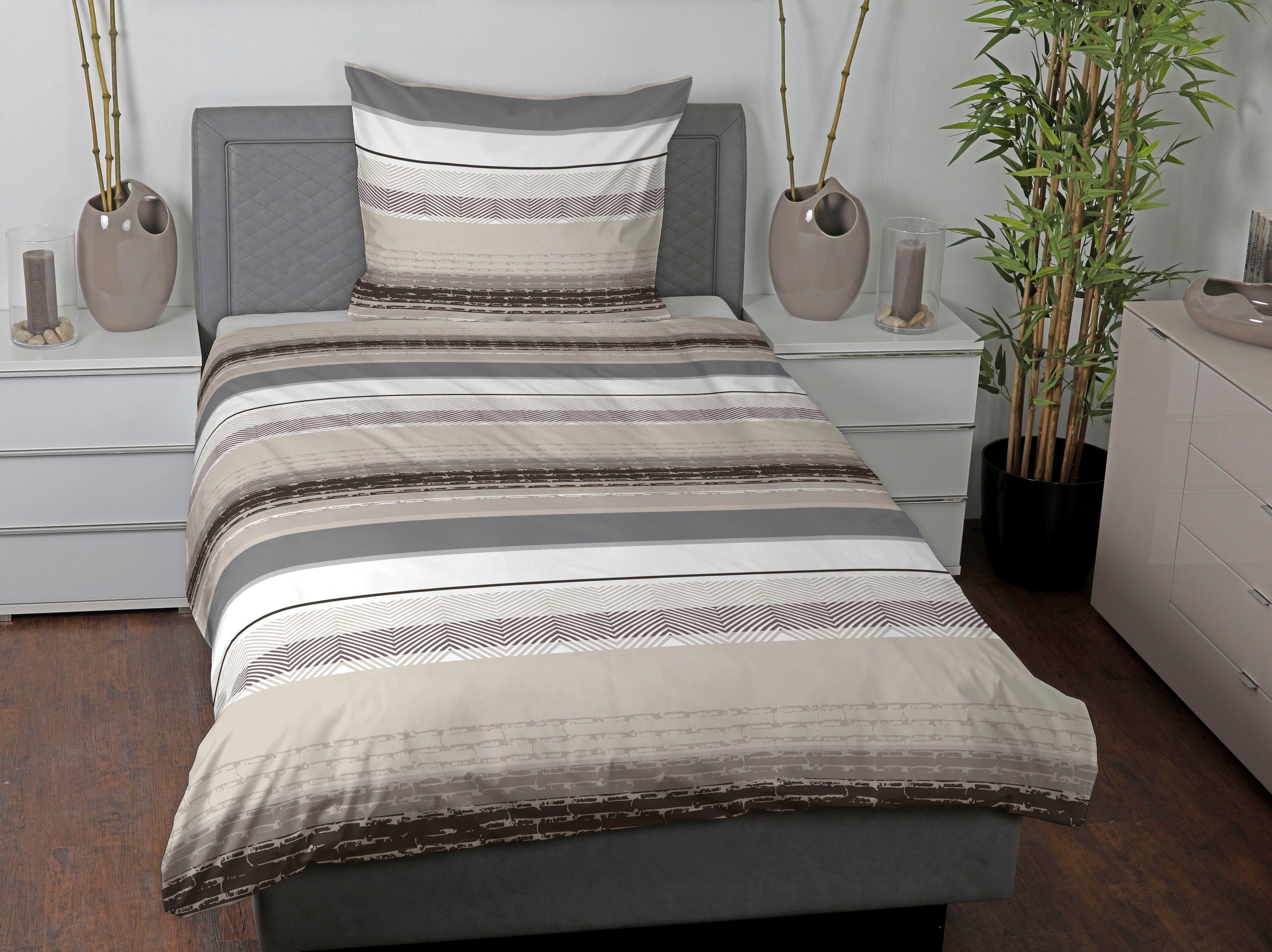 CASATEX Bettwäsche Camelo, Satin, 2 teilig, günstig online kaufen