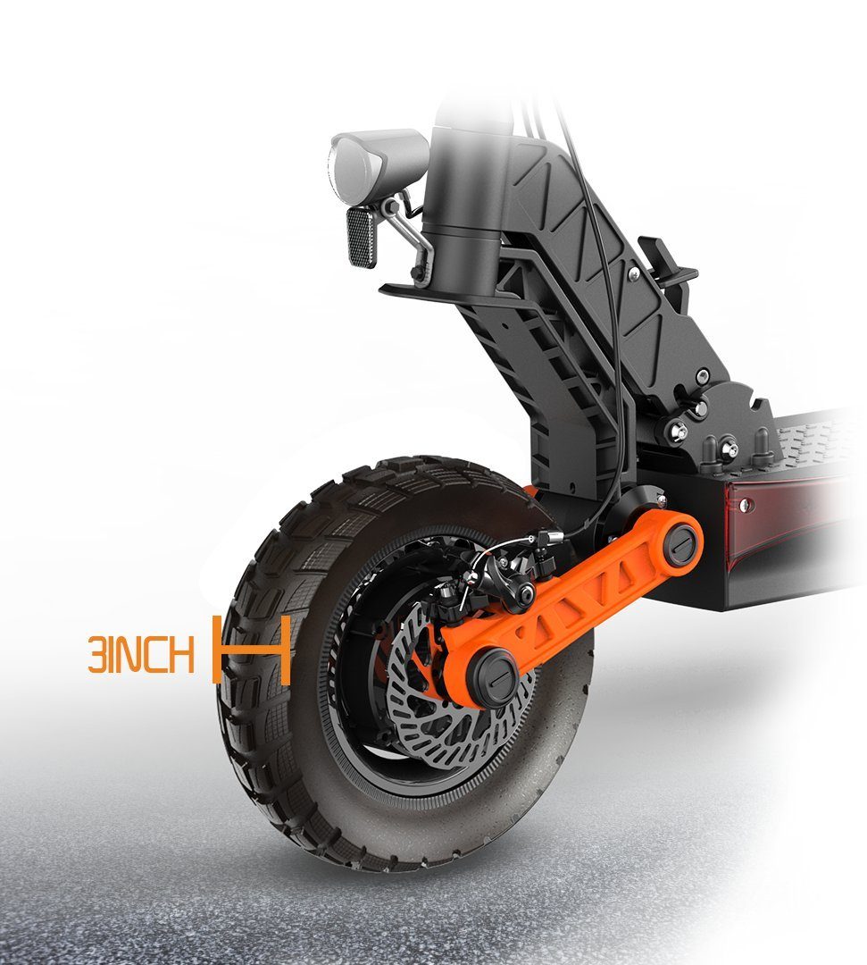 JOYOR E-Scooter S8-S-Z Offroad Elektroroller DualDrive 1200W 10 Zoll 1248 Wh Akku, 55 km/h, 1200W DualDrive, hohe Reichweite, Blinker