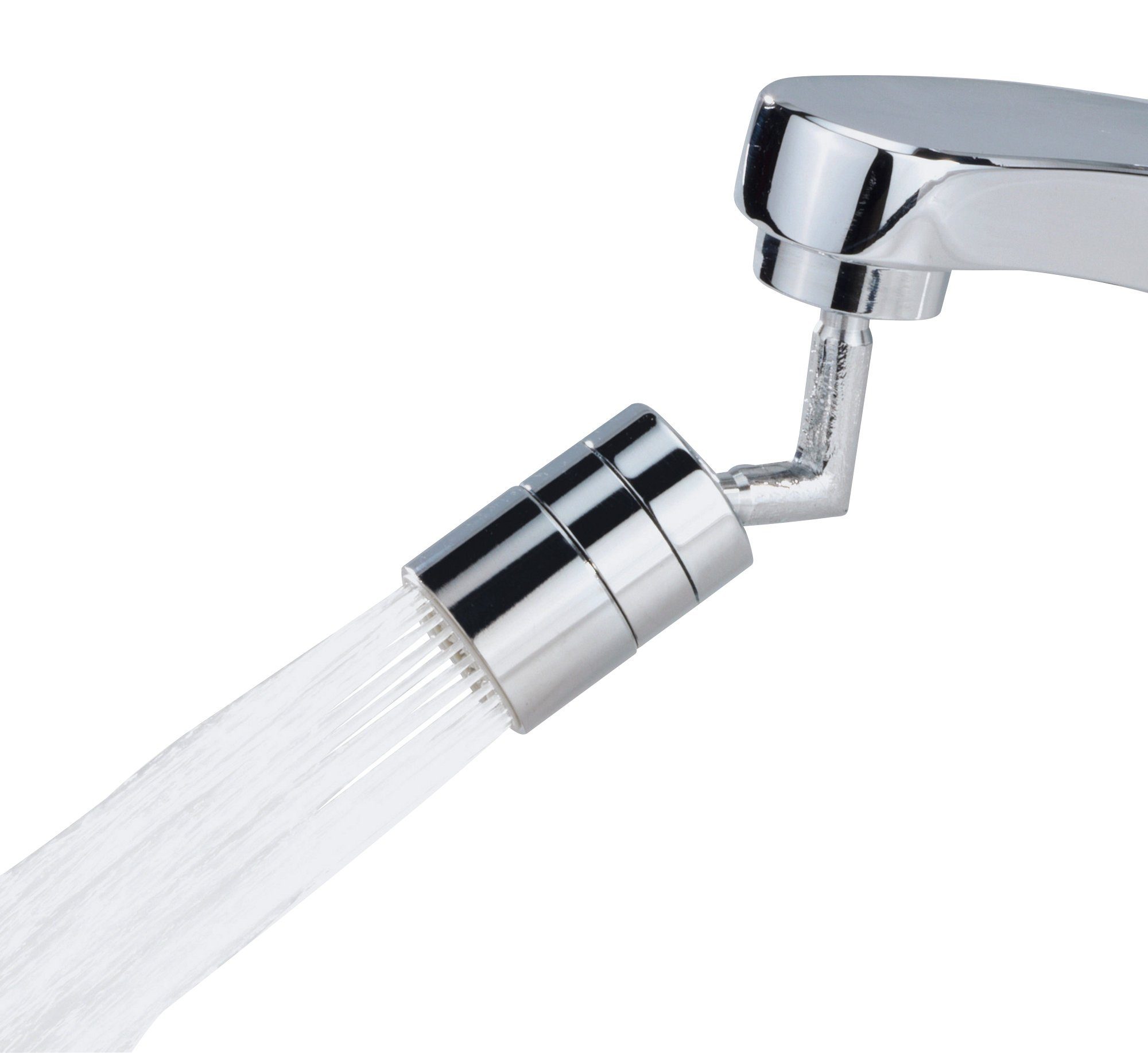 WENKO Badebürste Wasserhahn-Strahlregler, Uni