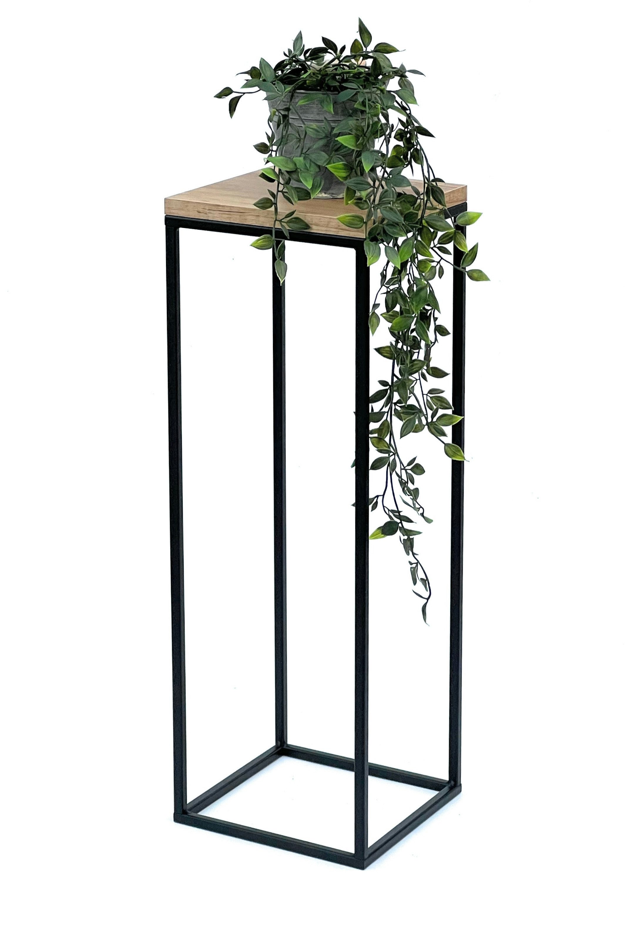 DanDiBo Blumenständer Blumenhocker Metall Holz Schwarz günstig online kaufen