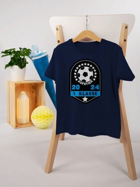 Shirtracer T-Shirt 2024 Aufstieg in die 1. Klasse Fußball Einschulung Junge Schulanfang Geschenke