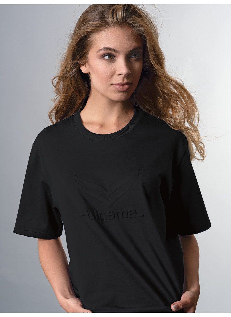 Trigema T-Shirt TRIGEMA Heavy Oversized T-Shirt mit 3D-Motiv (1-tlg) günstig online kaufen
