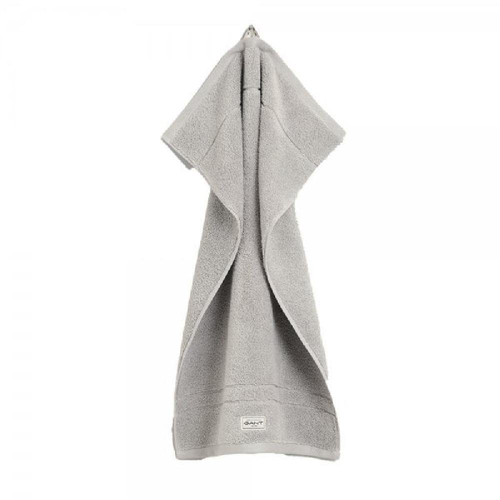 Gant Badetücher Gant Home Gästehandtuch Premium Towel Heather Grey (30x50cm)