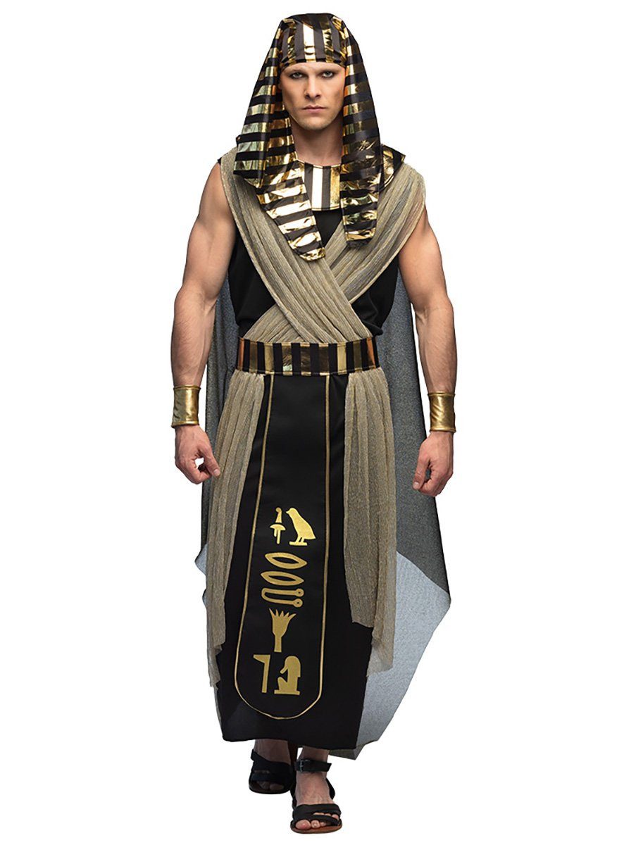 Boland Kostüm Düsterer Pharao Kostüm, Ägyptischer König im düster-mystischen Look