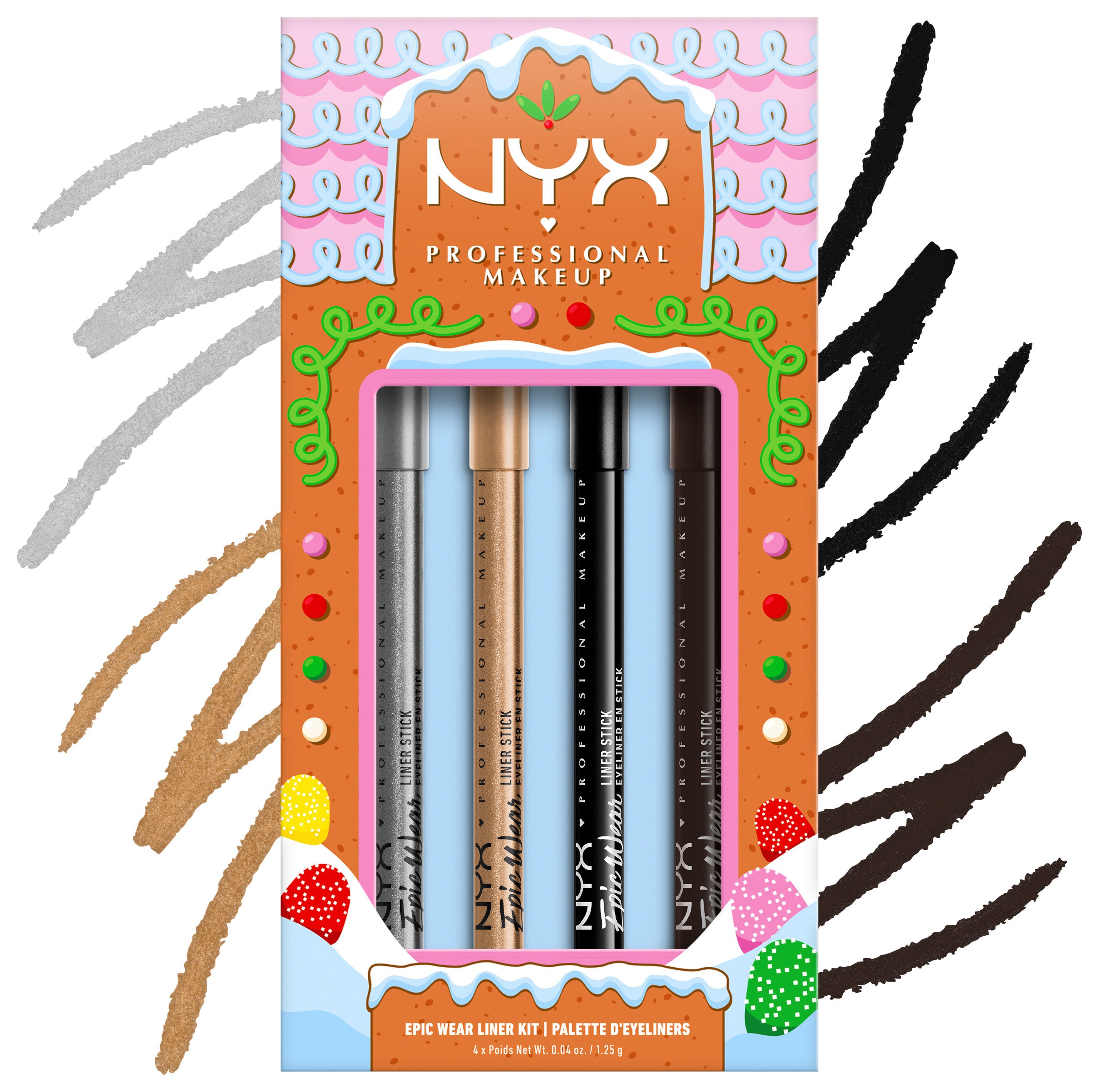 NYX PROFESSIONAL MAKEUP Eyeliner Epic Wear Liner Stick Kit, 4-tlg. – Bild 4 von 5