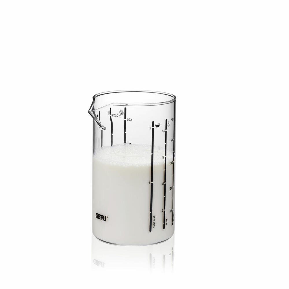 GEFU Messbecher Meti 2er-Set, Borosilikatglas, (Set, 2-St)