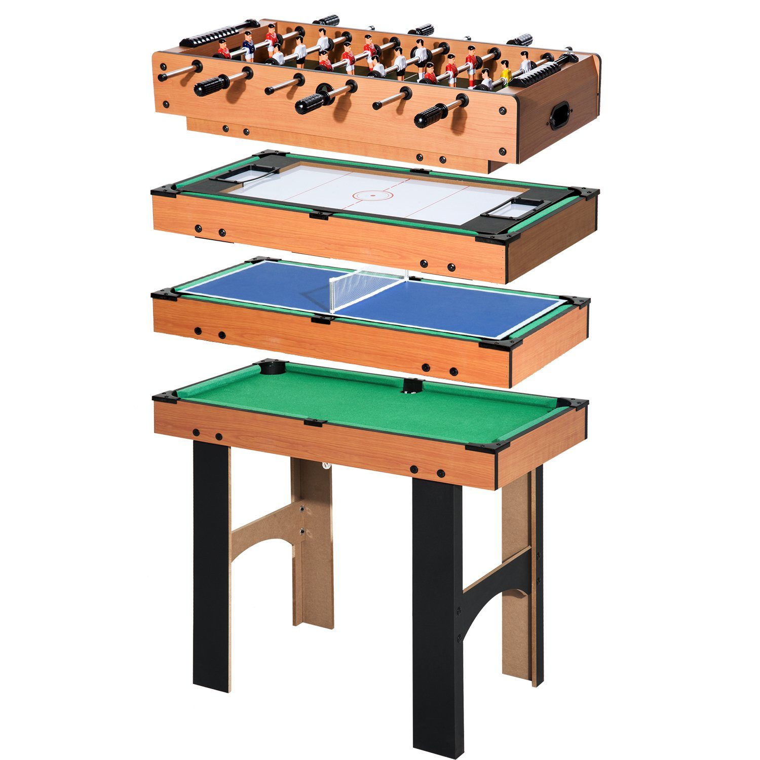 HOMCOM Spieltisch 4-in-1 Multispieltisch, (Multifunktionstisch, 1-tlg), günstig online kaufen