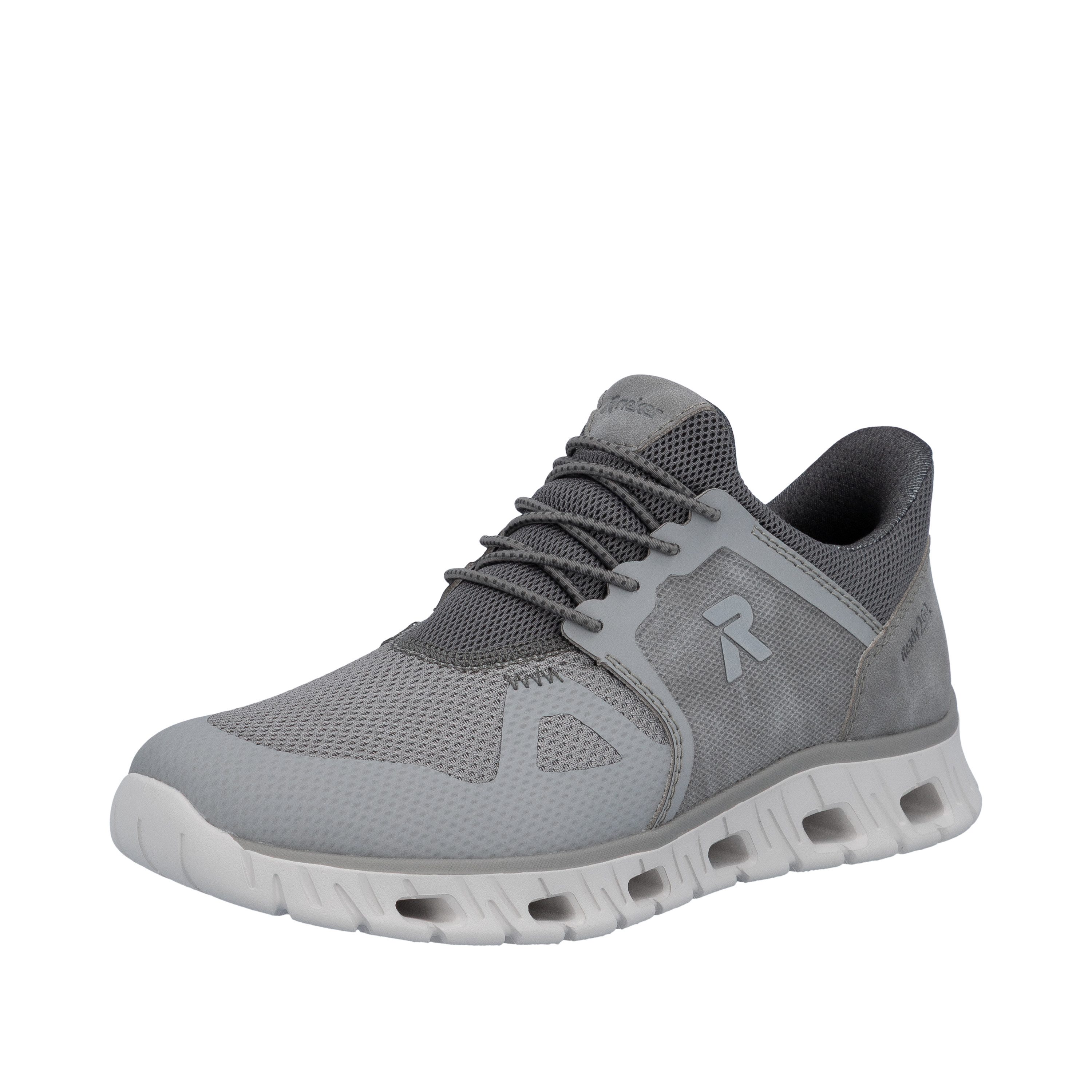 Rieker Ready2GO Slip-On Sneaker Schlupfschuh, Freizeitsneaker mit Gummizug und weichem Schaftrand