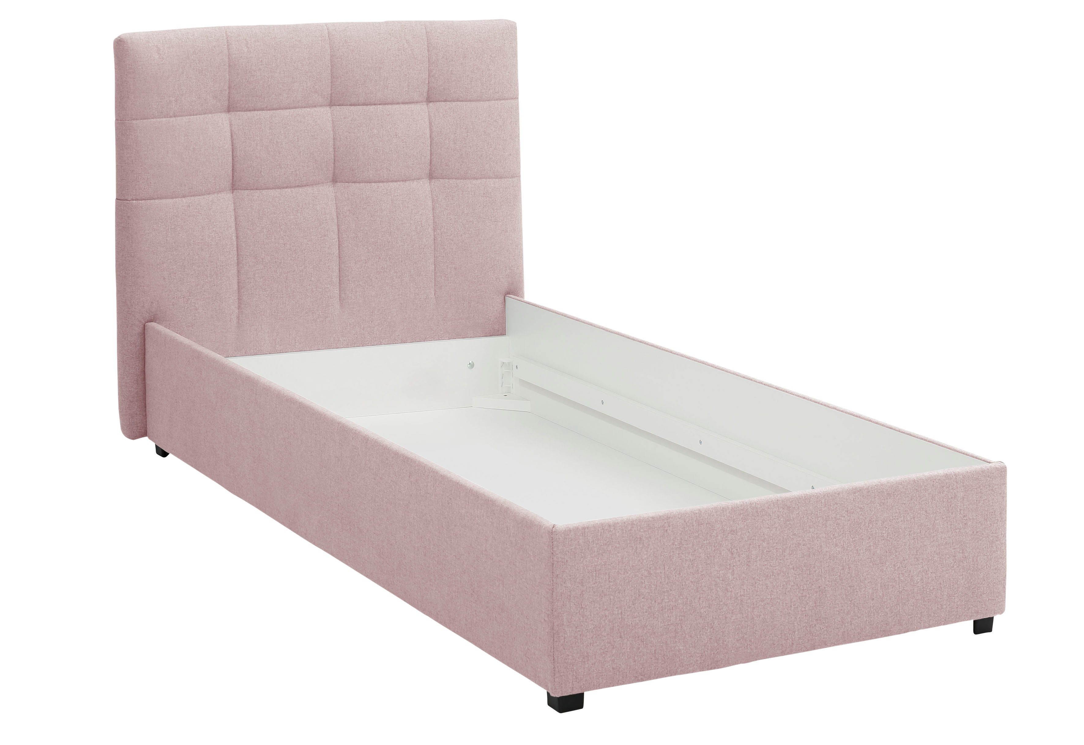 Matratze Bettkasten, oder Lüttenhütt mit Polsterbett Matratze/Lattenrost incl. wahlweise flamingo Endres, ohne
