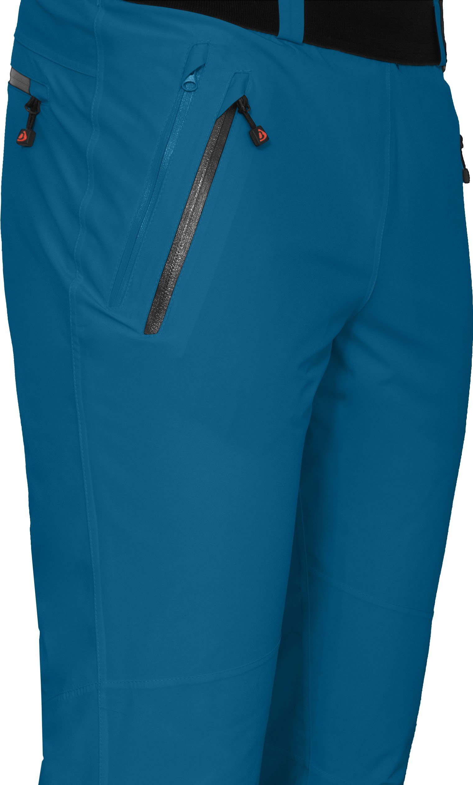 THERMO leicht Regenhose, mm FALUN Herren wattiert, 20000 Regenhose Wassersäule, blau Kurzgrößen, Bergson Saphir (Über)